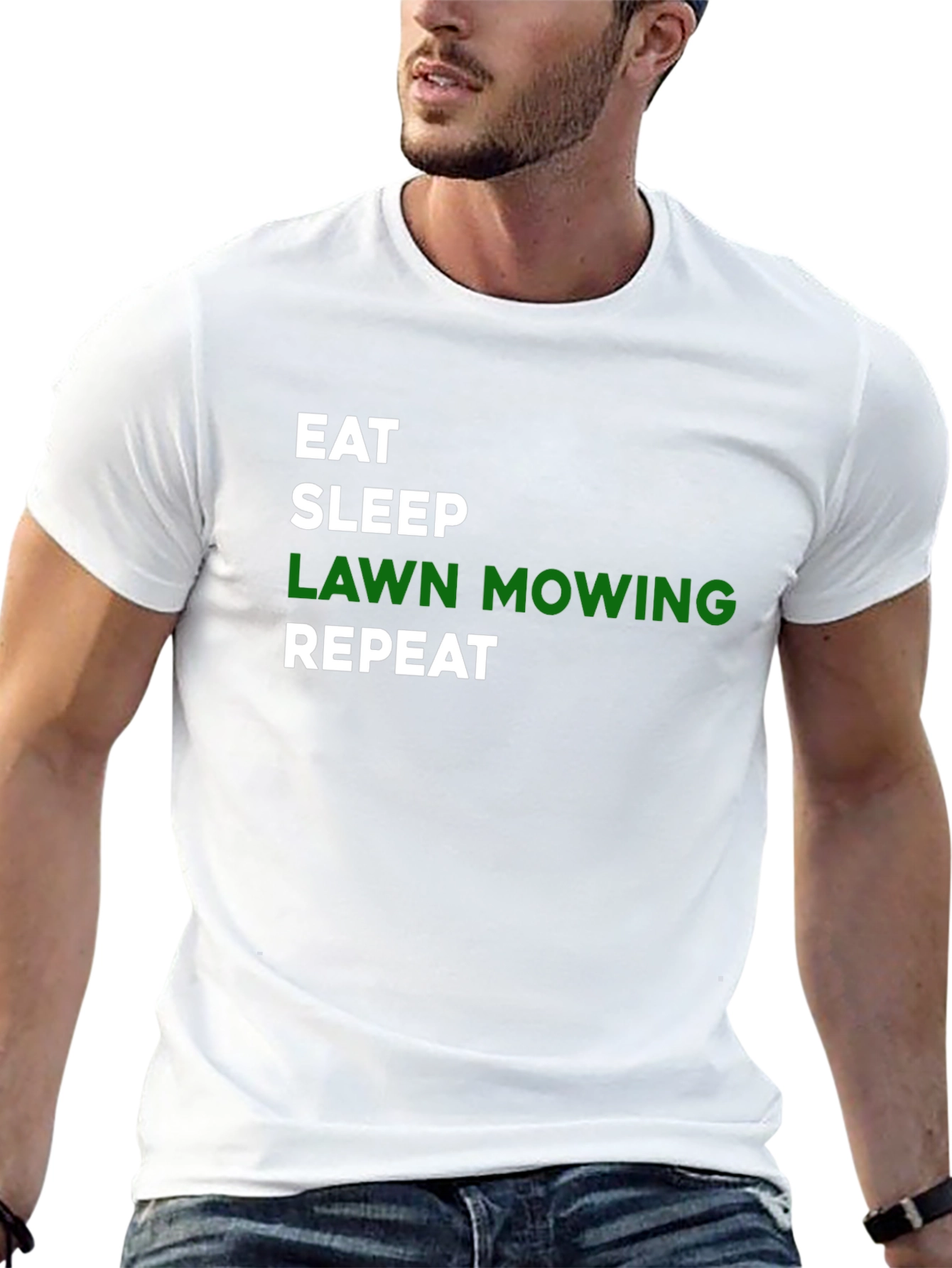 Eat Sleep Lawn Mowing Repeat T-Shirt