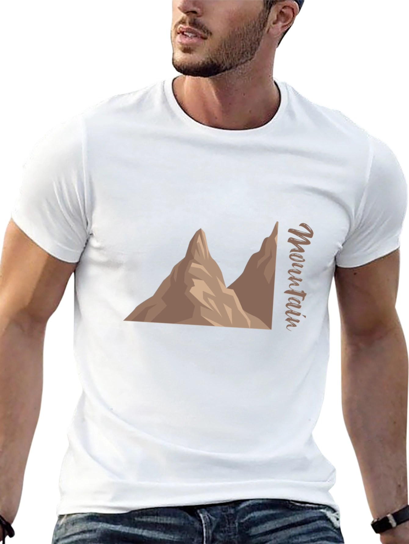 Mountain Graphic Black T-Shirt