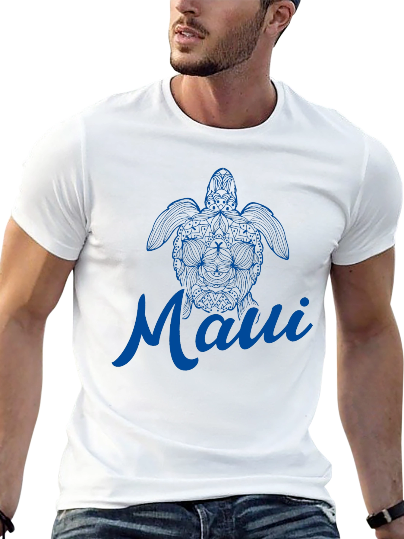 Maui Turtle Graphic Tee - Island Vibes