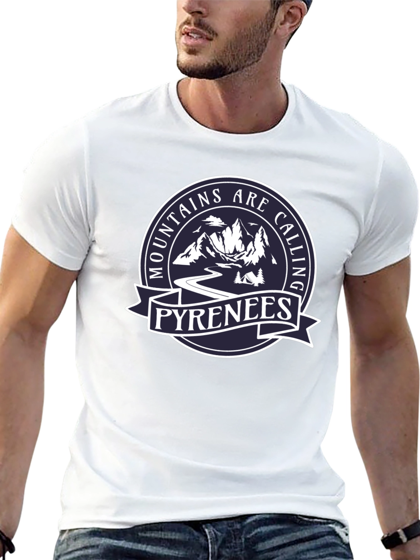 Mountains Are Calling T-Shirt - Pyrenees Adventure Tee