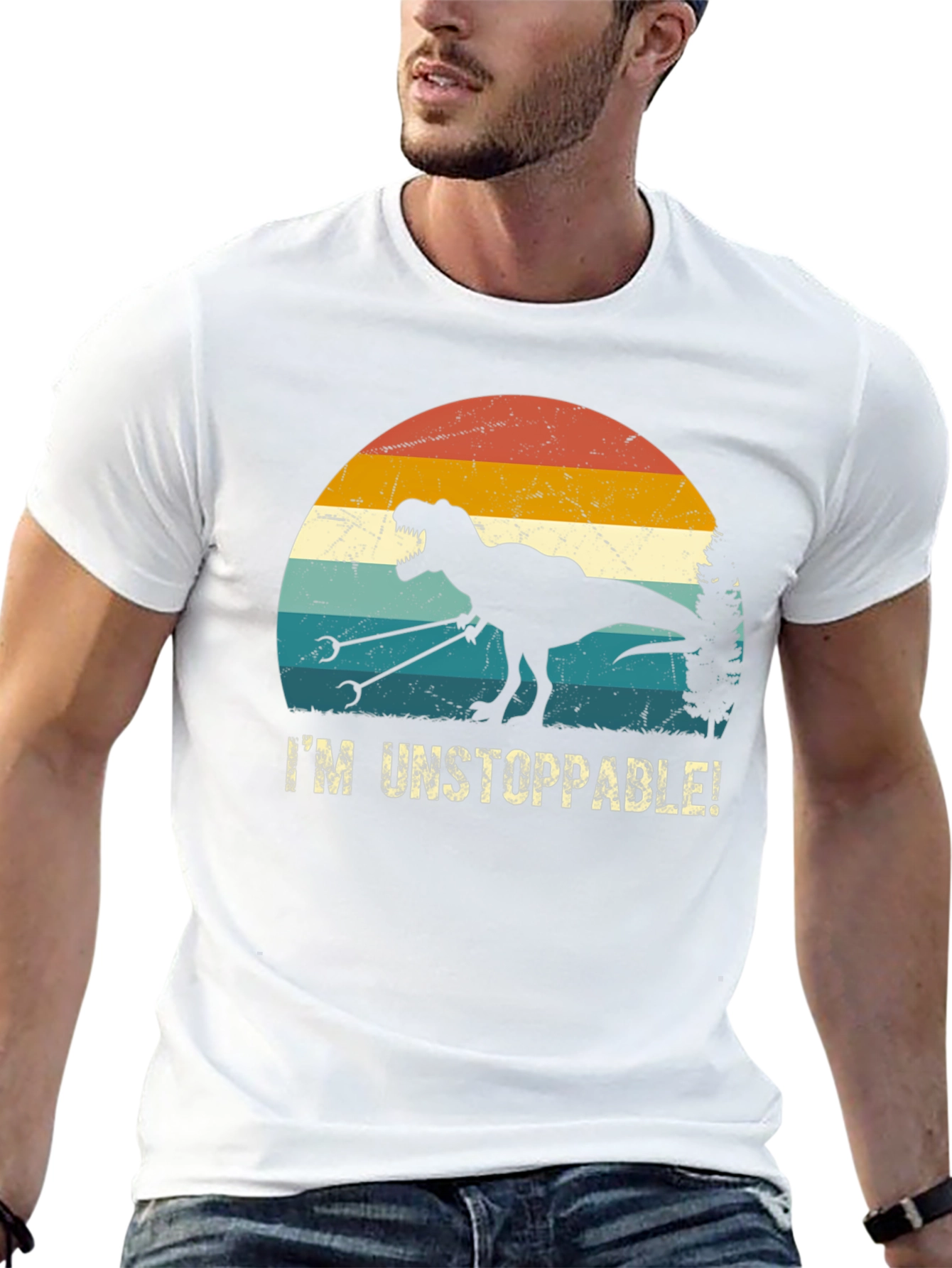 Im Unstoppable Dinosaur Graphic Tee