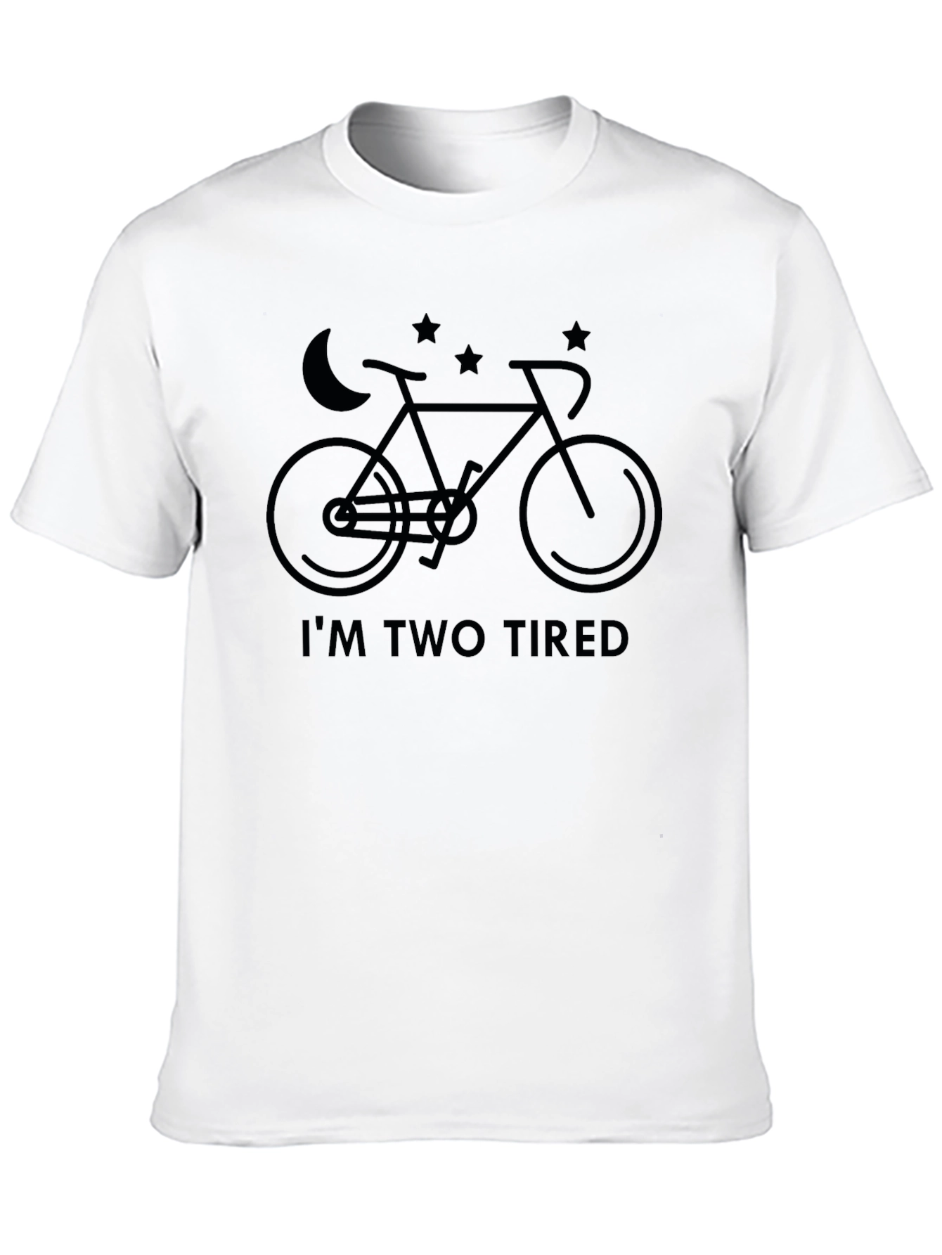 Im Two Tired Bike Graphic T-Shirt