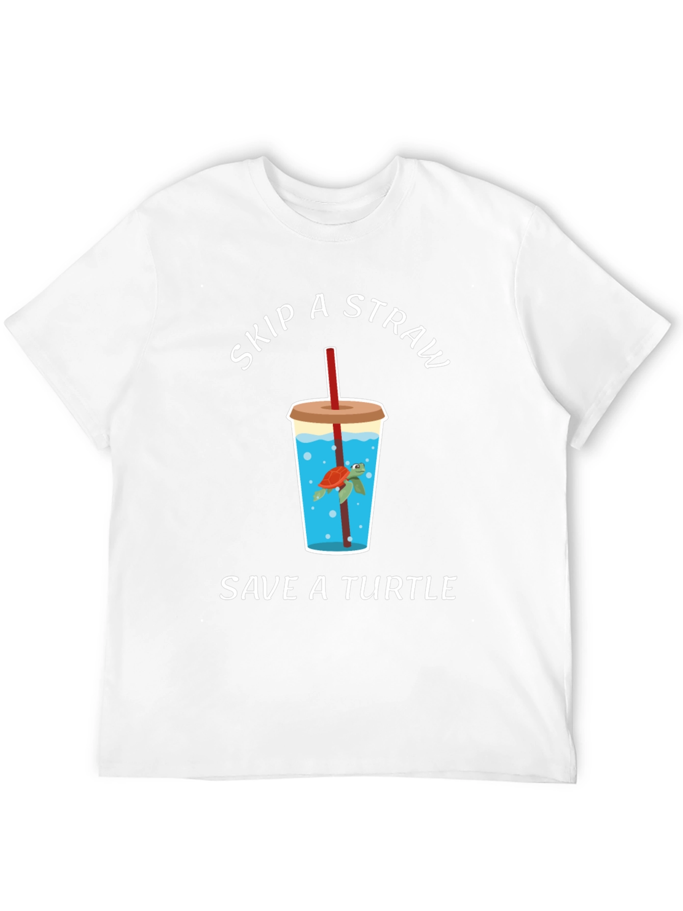 Skip a Straw Save a Turtle Graphic Tee