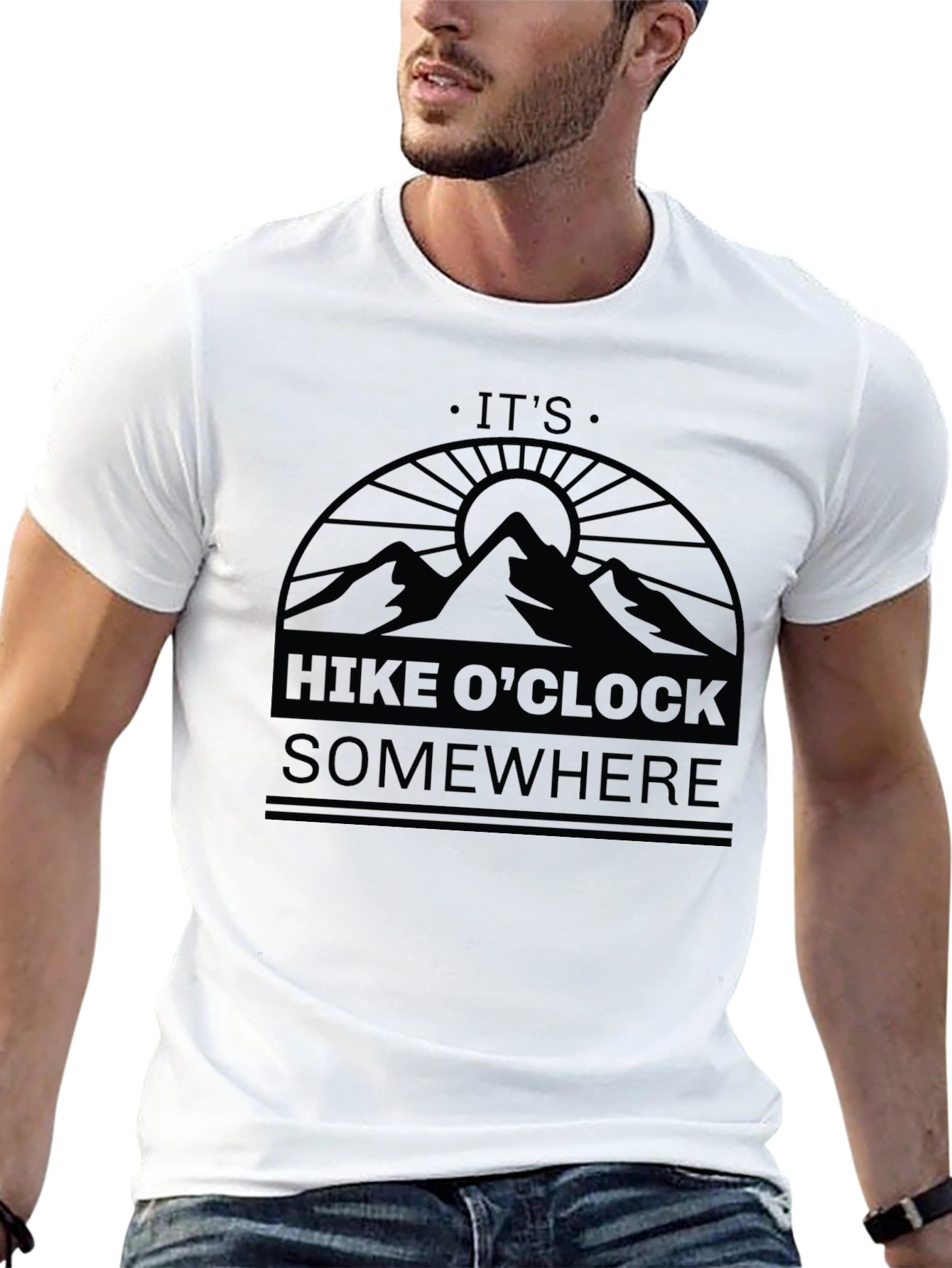 Hike OClock Somewhere Graphic T-Shirt
