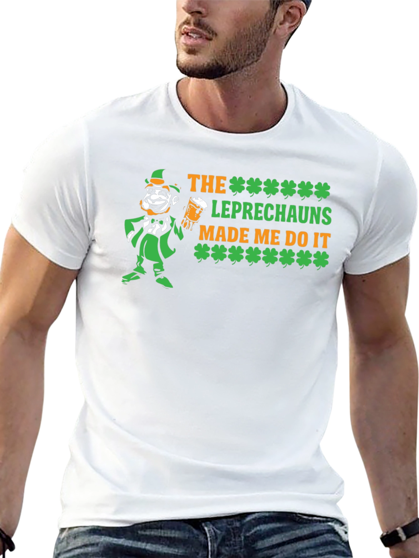 St. Patricks Day Leprechaun Graphic Tee