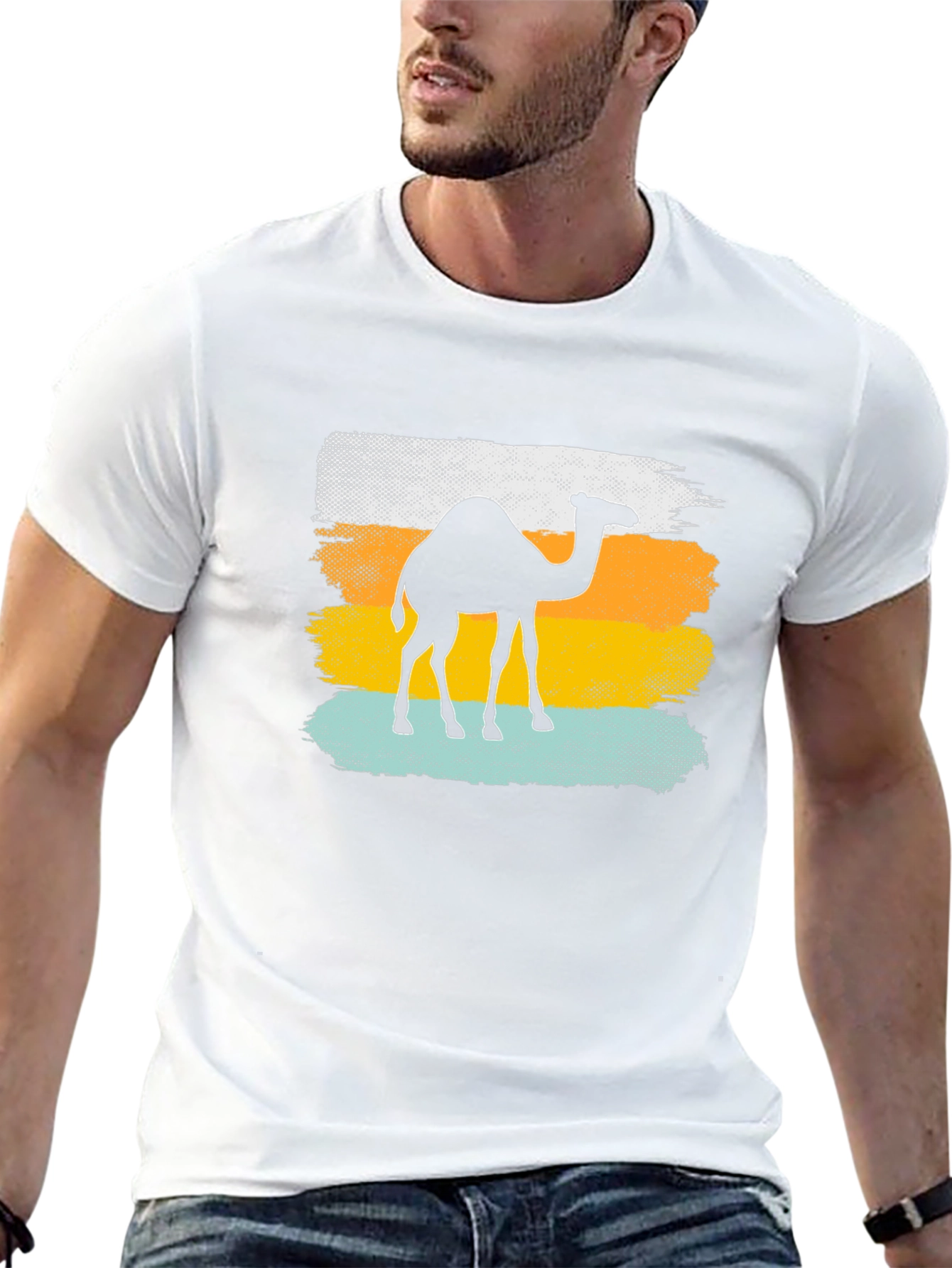 Retro Camel Silhouette Graphic Tee