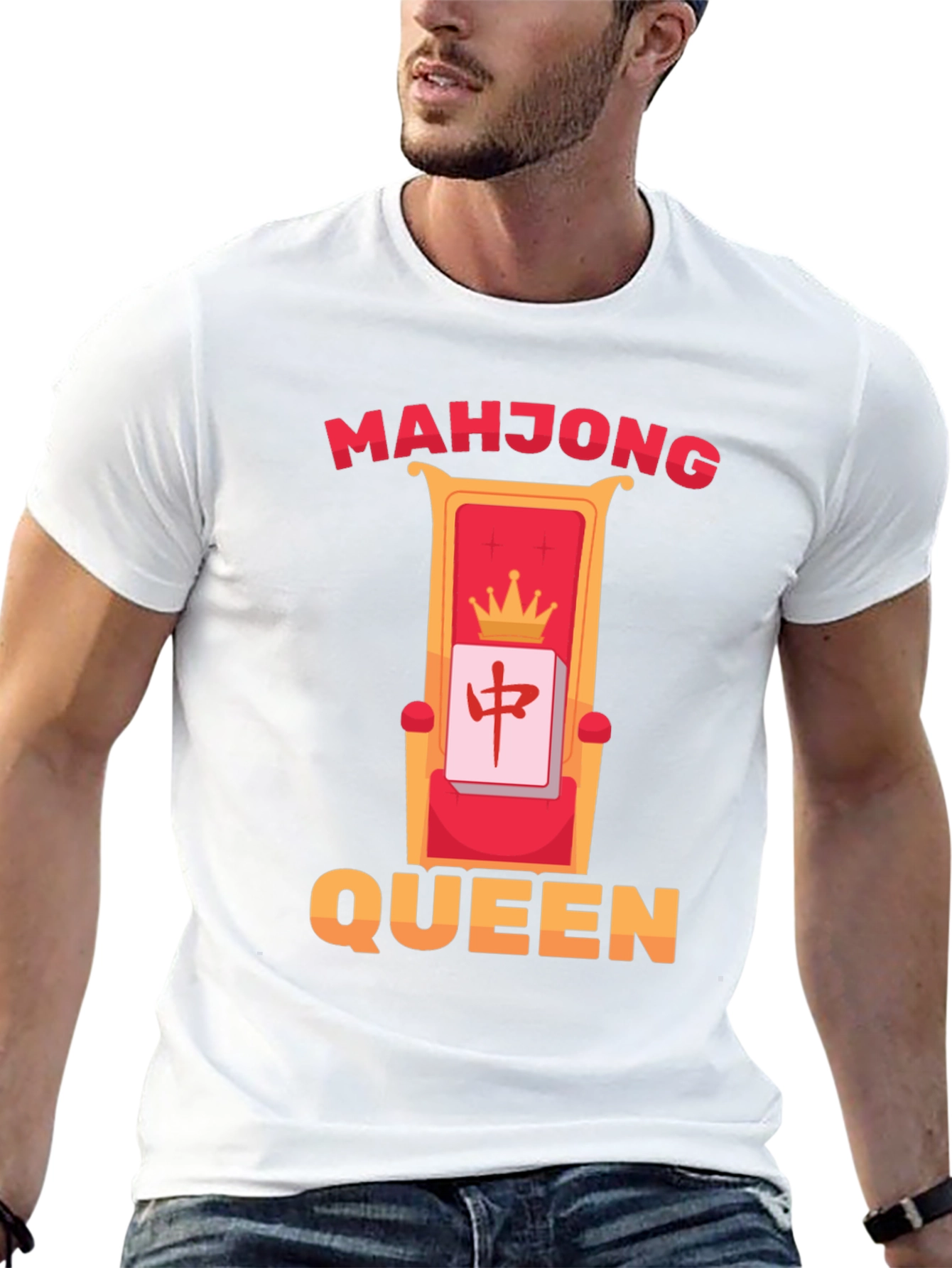 Mahjong Queen T-Shirt - Lucky Gaming Tee