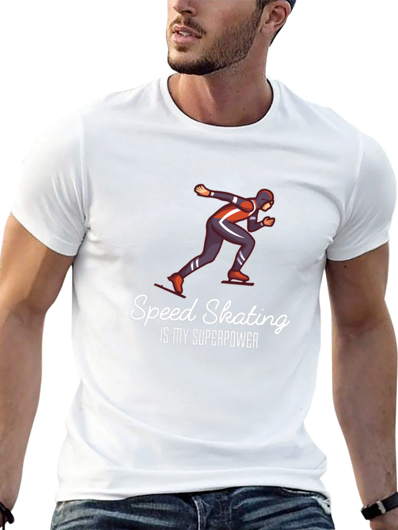 Speed Skating is My Superpower T-Shirt