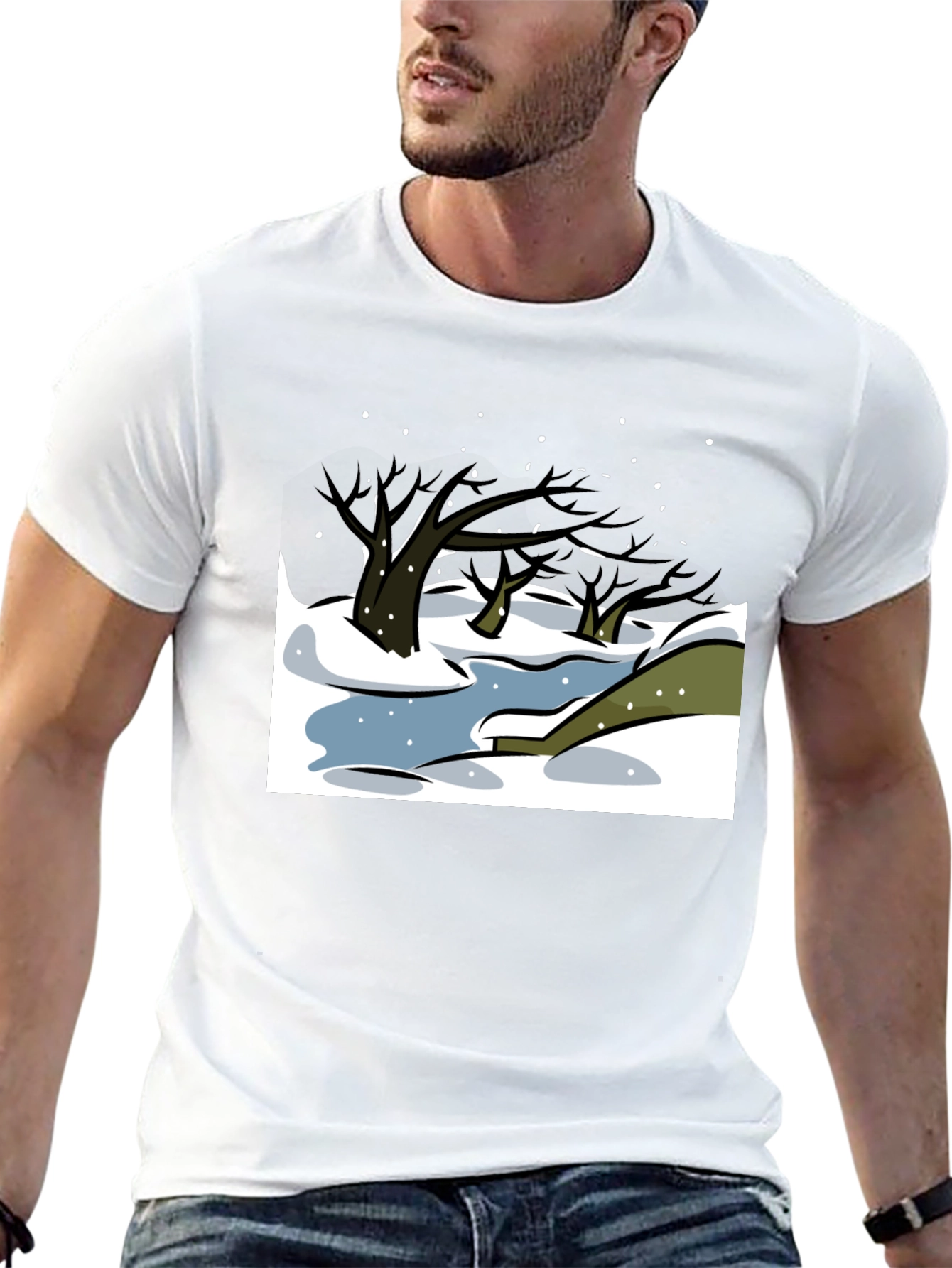 Winter Landscape Graphic Tee