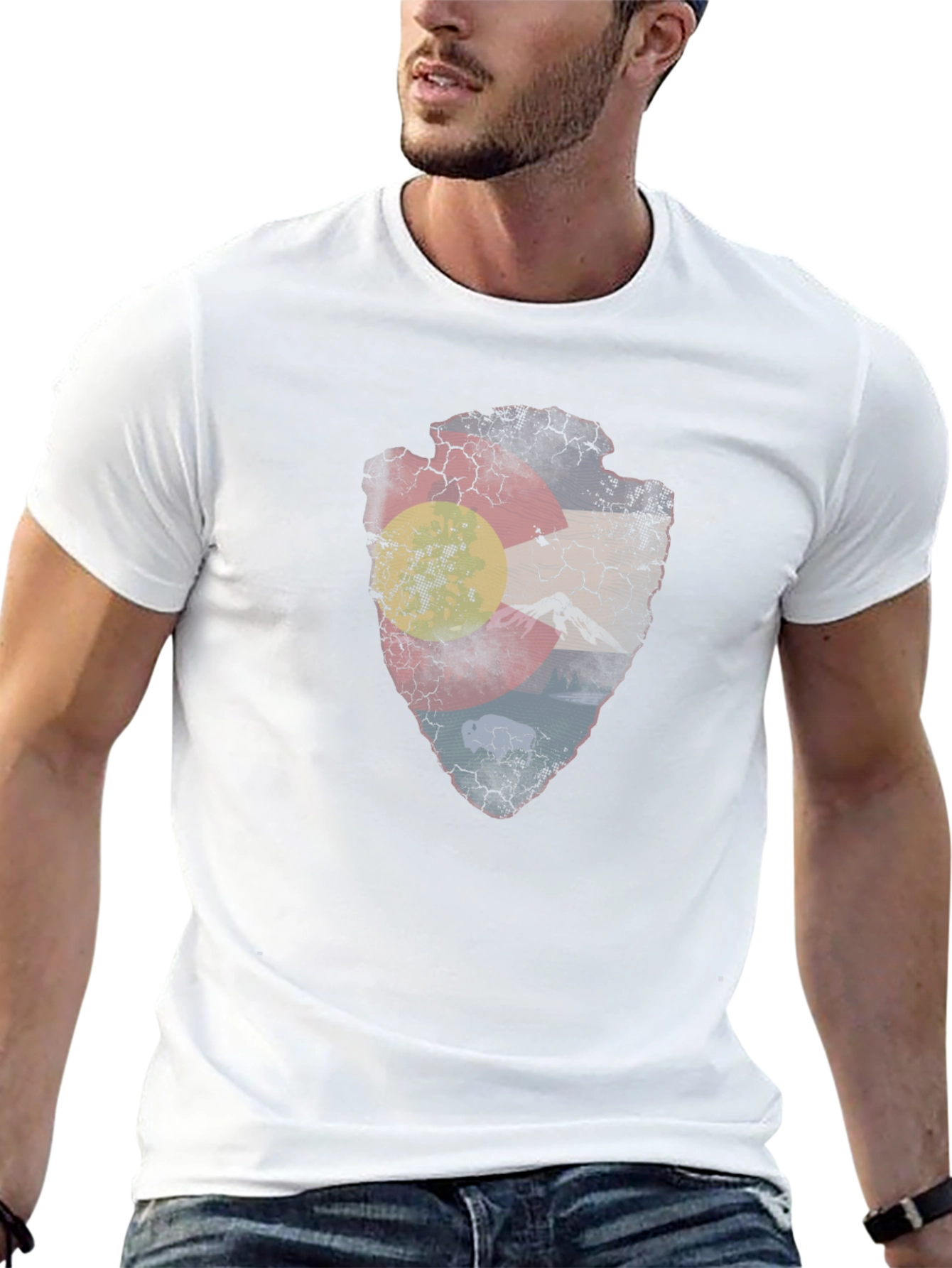 Colorado Flag Arrowhead T-Shirt