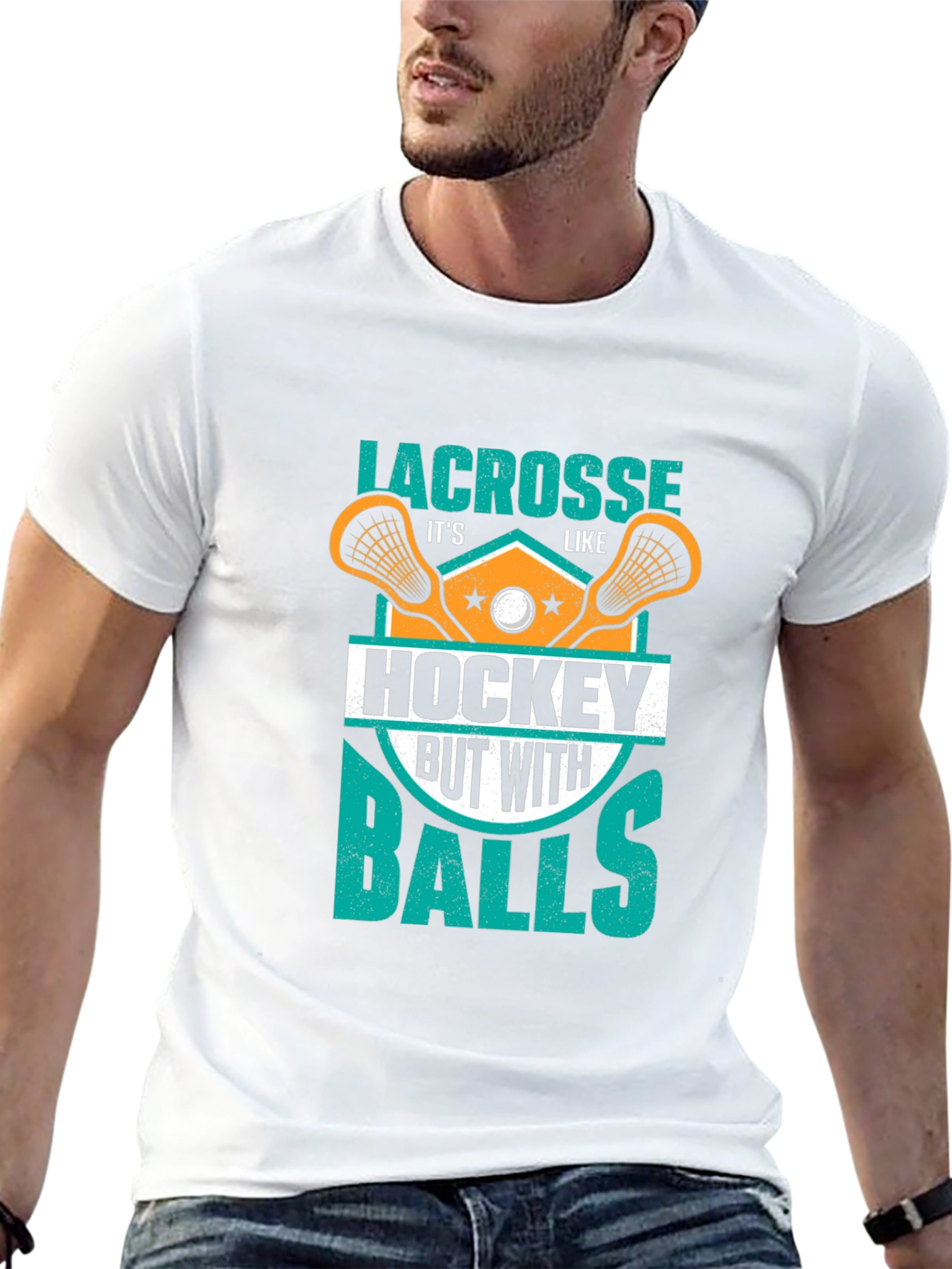 Lacrosse T-Shirt - Its Like Hockey But With Balls