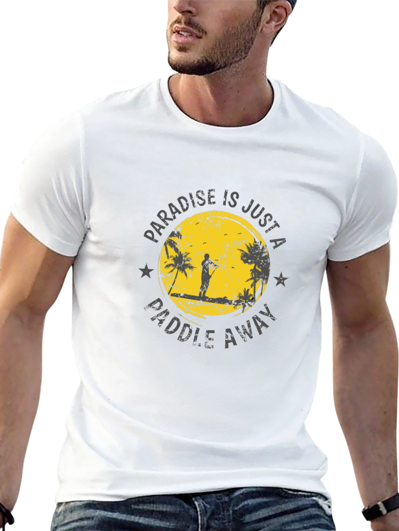 Paradise Paddle Away T-Shirt - Island Vibes