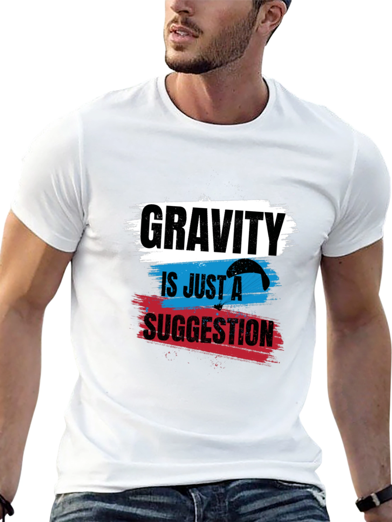 Gravity Suggestion T-Shirt - Funny Skydiving Tee