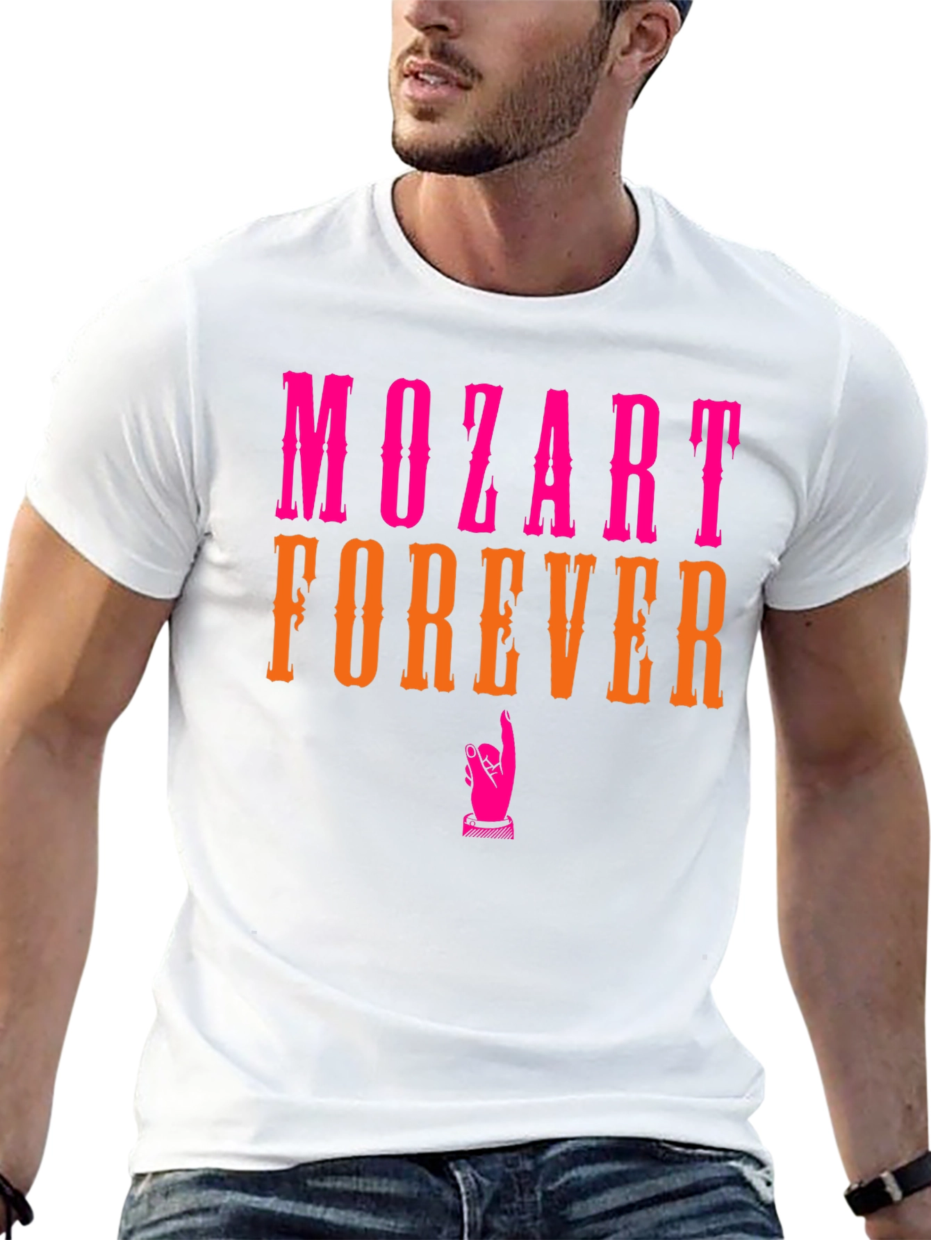 Mozart Forever Graphic Tee - Music Lover T-Shirt