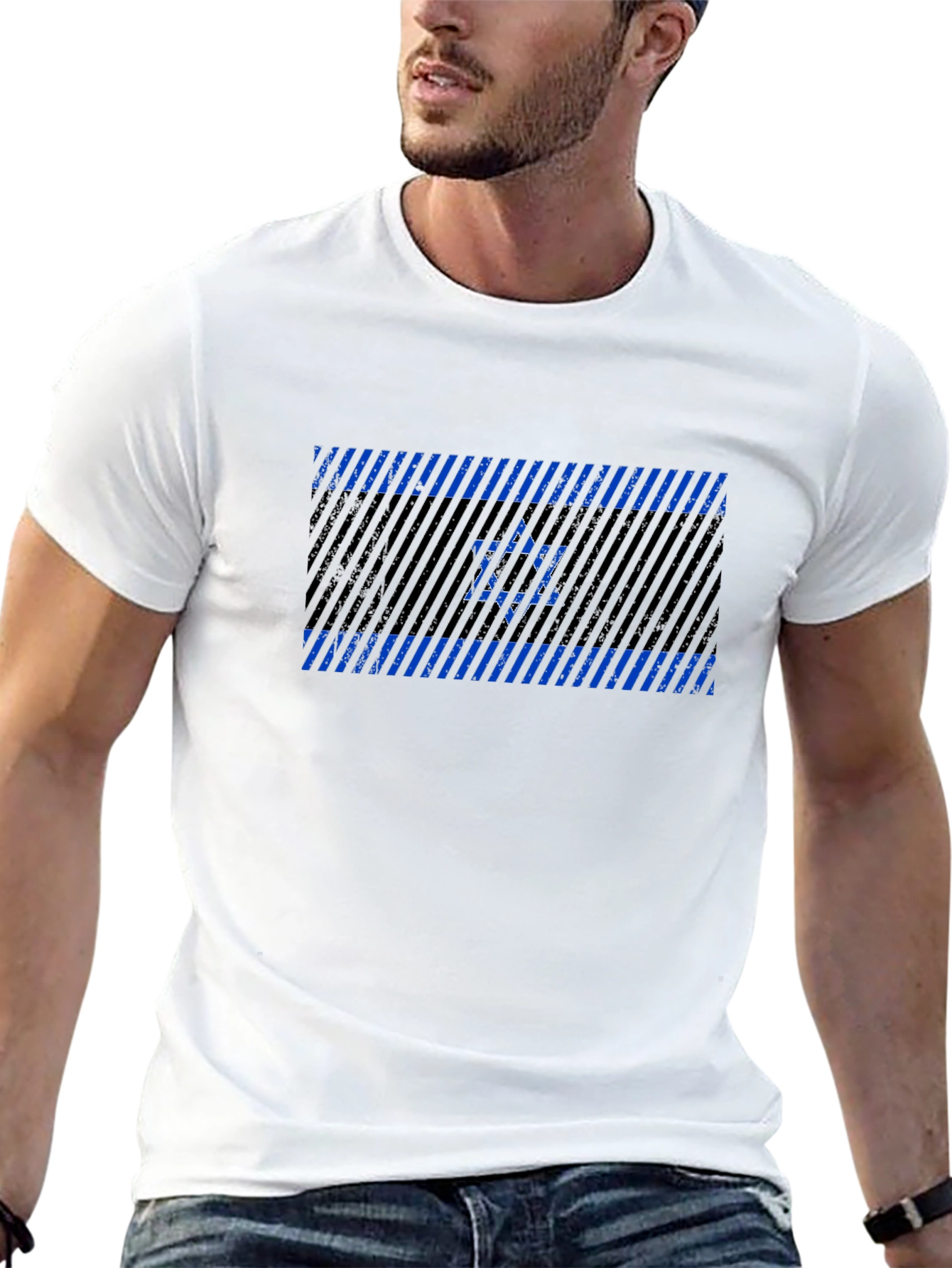 Israeli Flag Graphic Tee - Black Patriotic Shirt