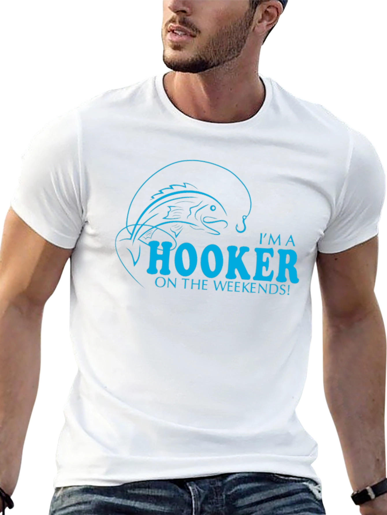 Im A Hooker On The Weekends Fishing T-Shirt