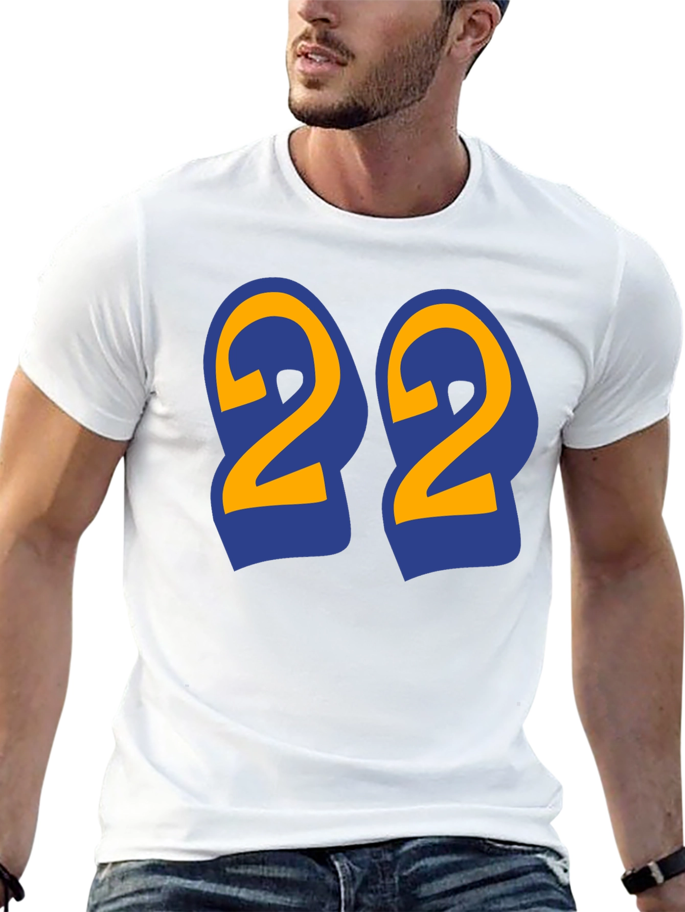Number 22 Graphic T-Shirt - Bold Design