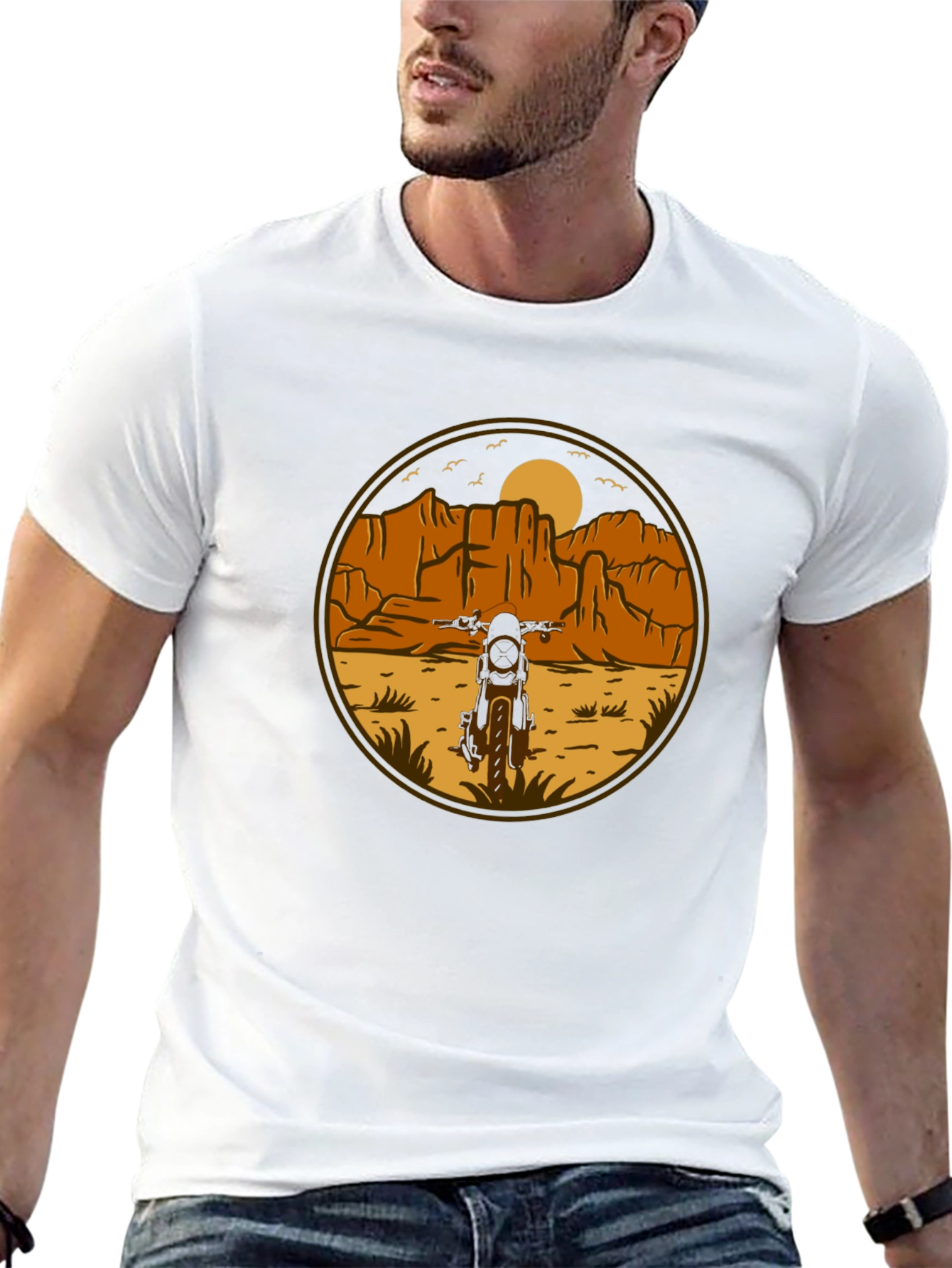 Desert Motorcycle Adventure T-Shirt