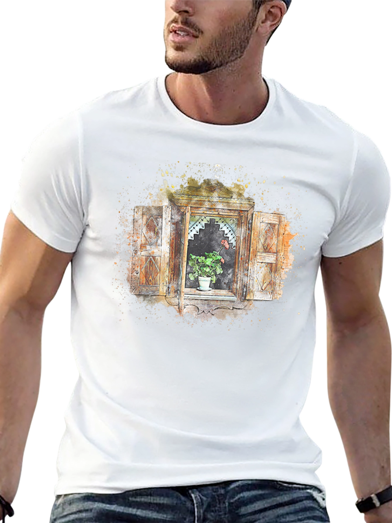 Watercolor Window T-Shirt