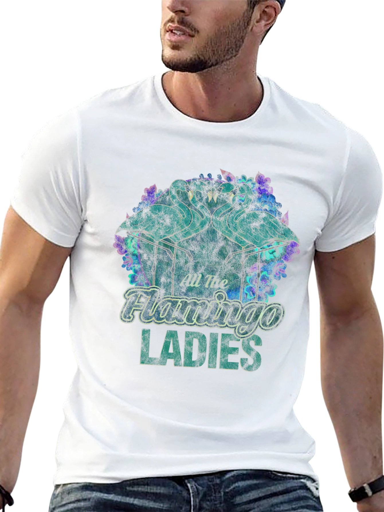 All Too Flamingo Ladies Graphic Tee