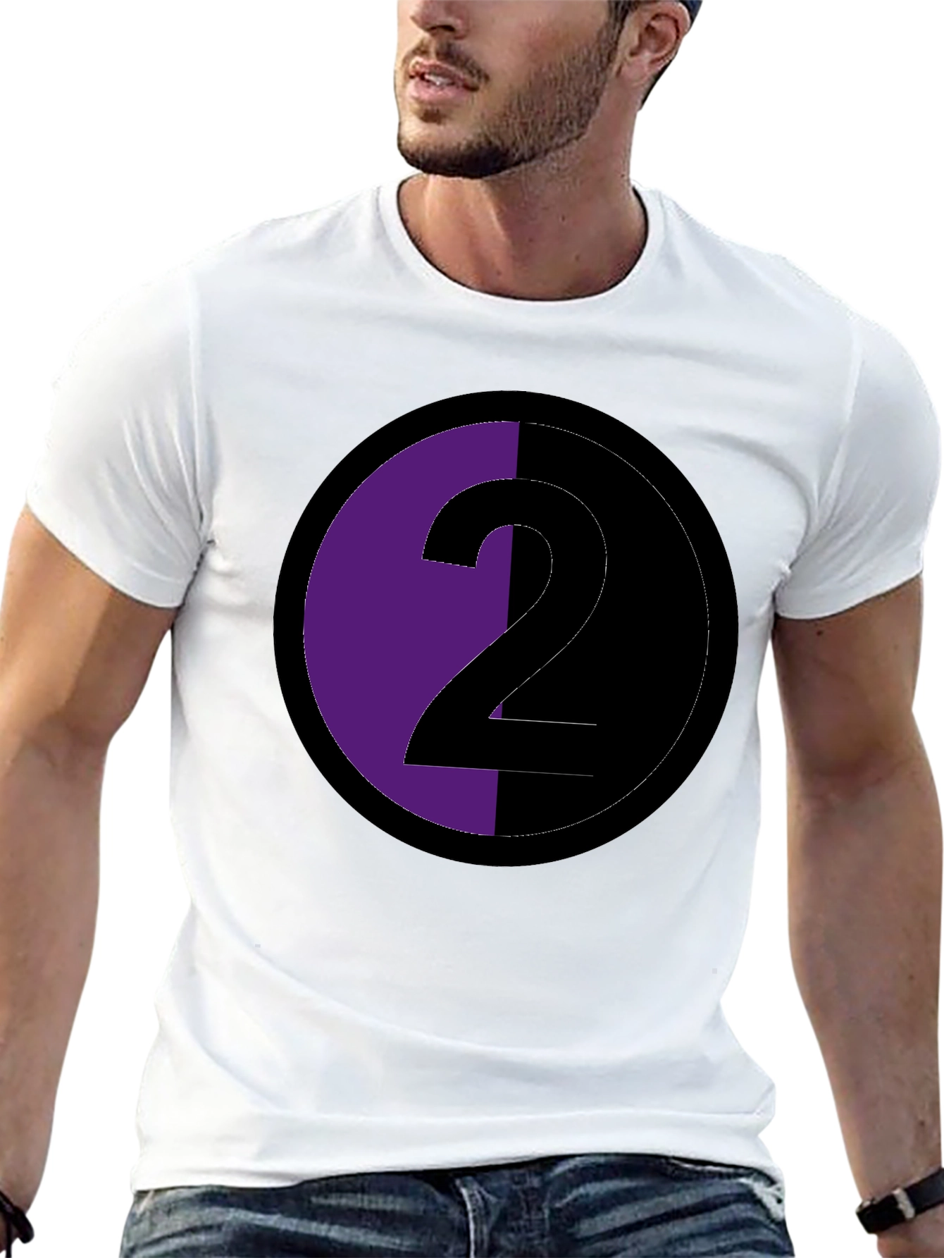 Modern Number Two Graphic T-Shirt