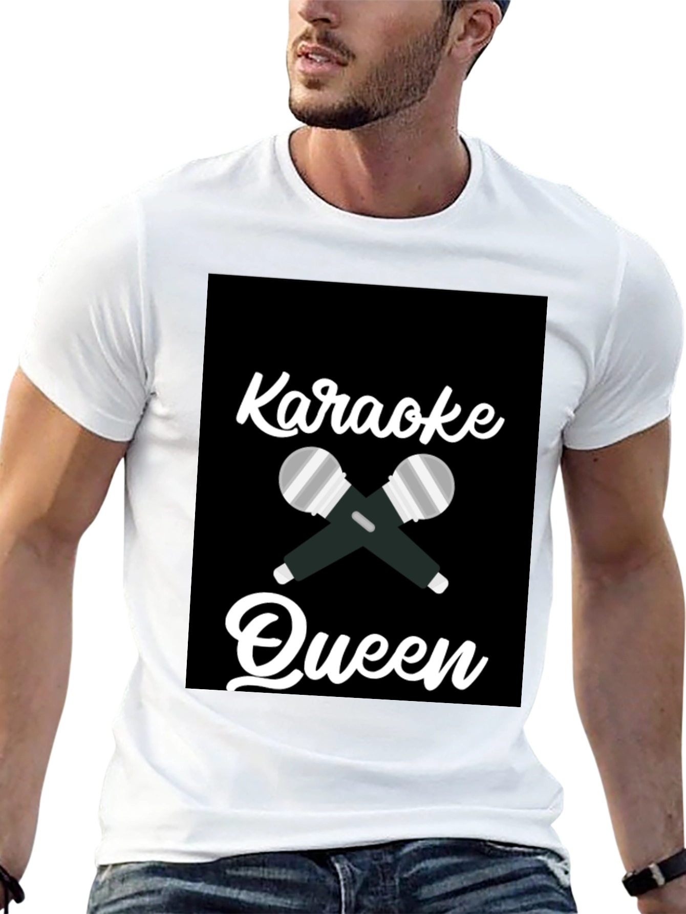 Karaoke Queen T-Shirt: Fun Karaoke Night Outfit