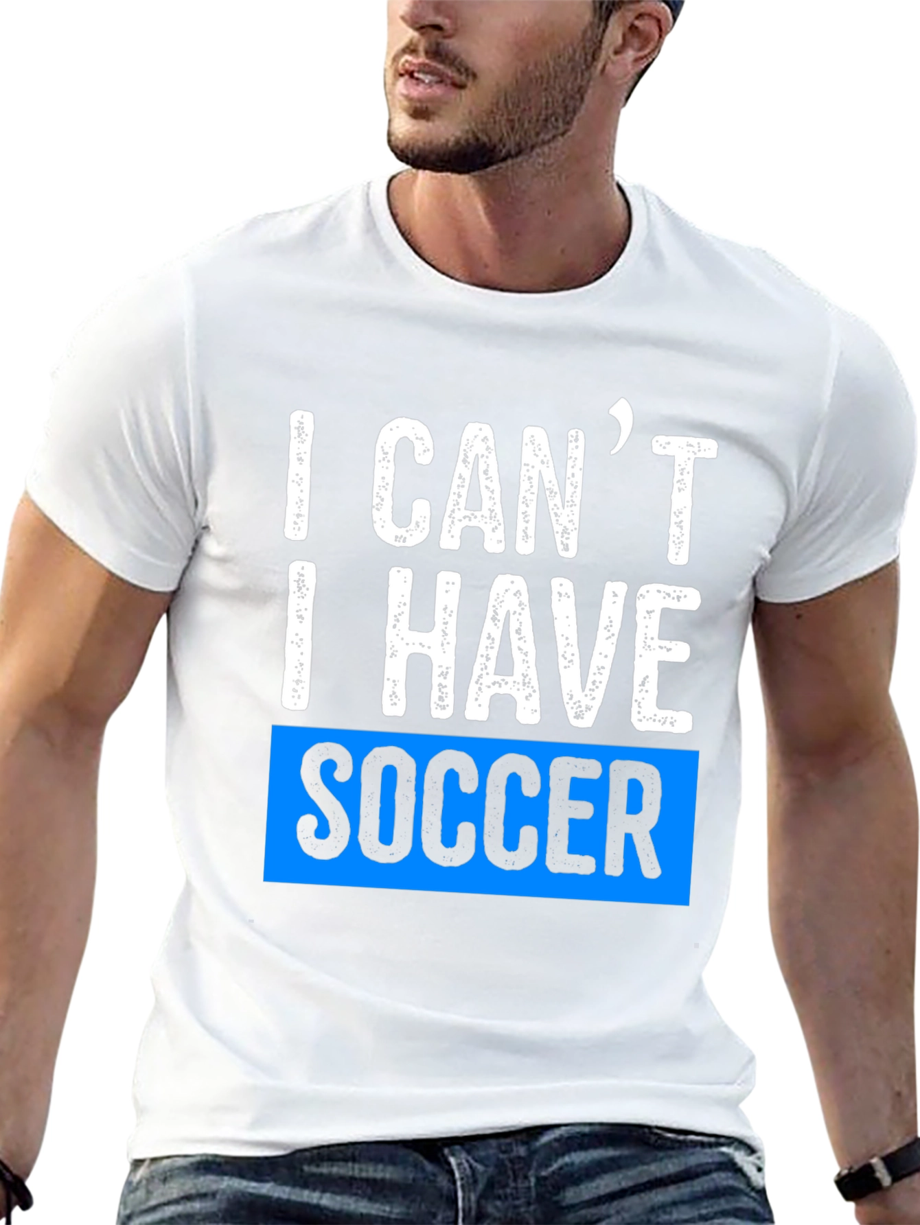 I Cant I Have Soccer Black T-Shirt