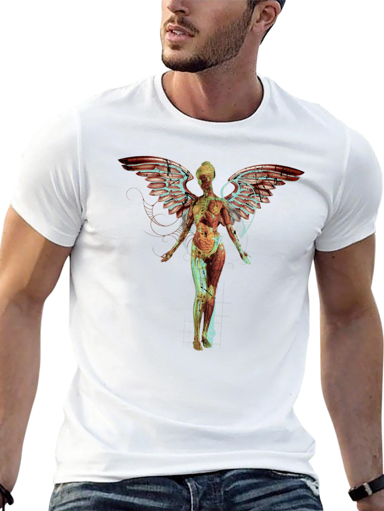 Nirvana In Utero Angel T-Shirt