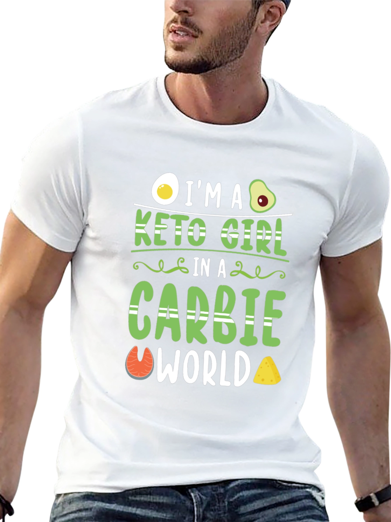 Keto Girl in a Carbie World T-Shirt