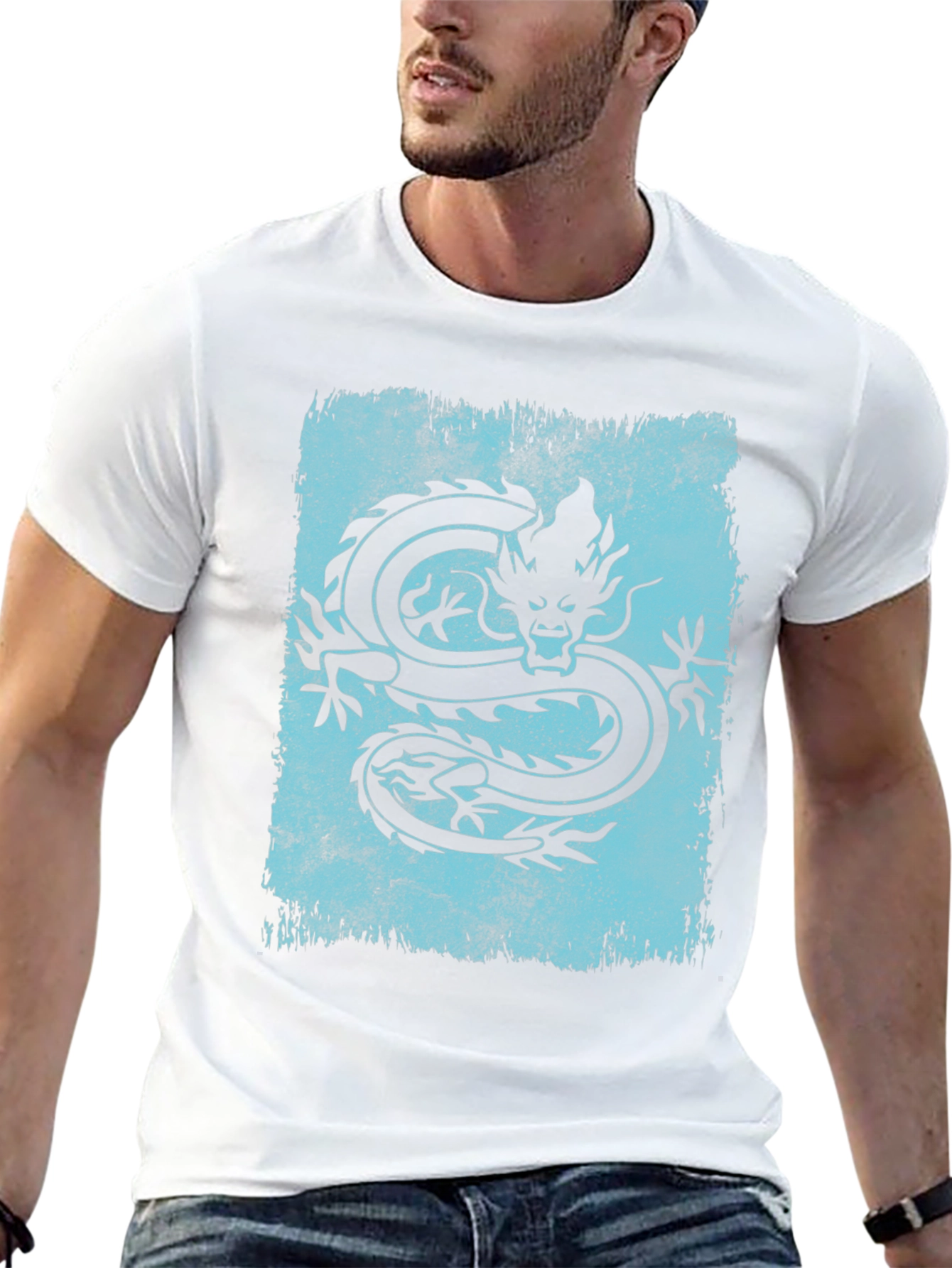 Dragon Graphic Tee - Mens Black T-Shirt