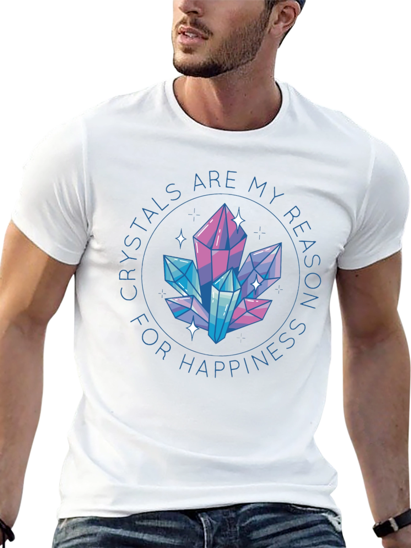 Crystals are My Reason for Happiness T-Shirt