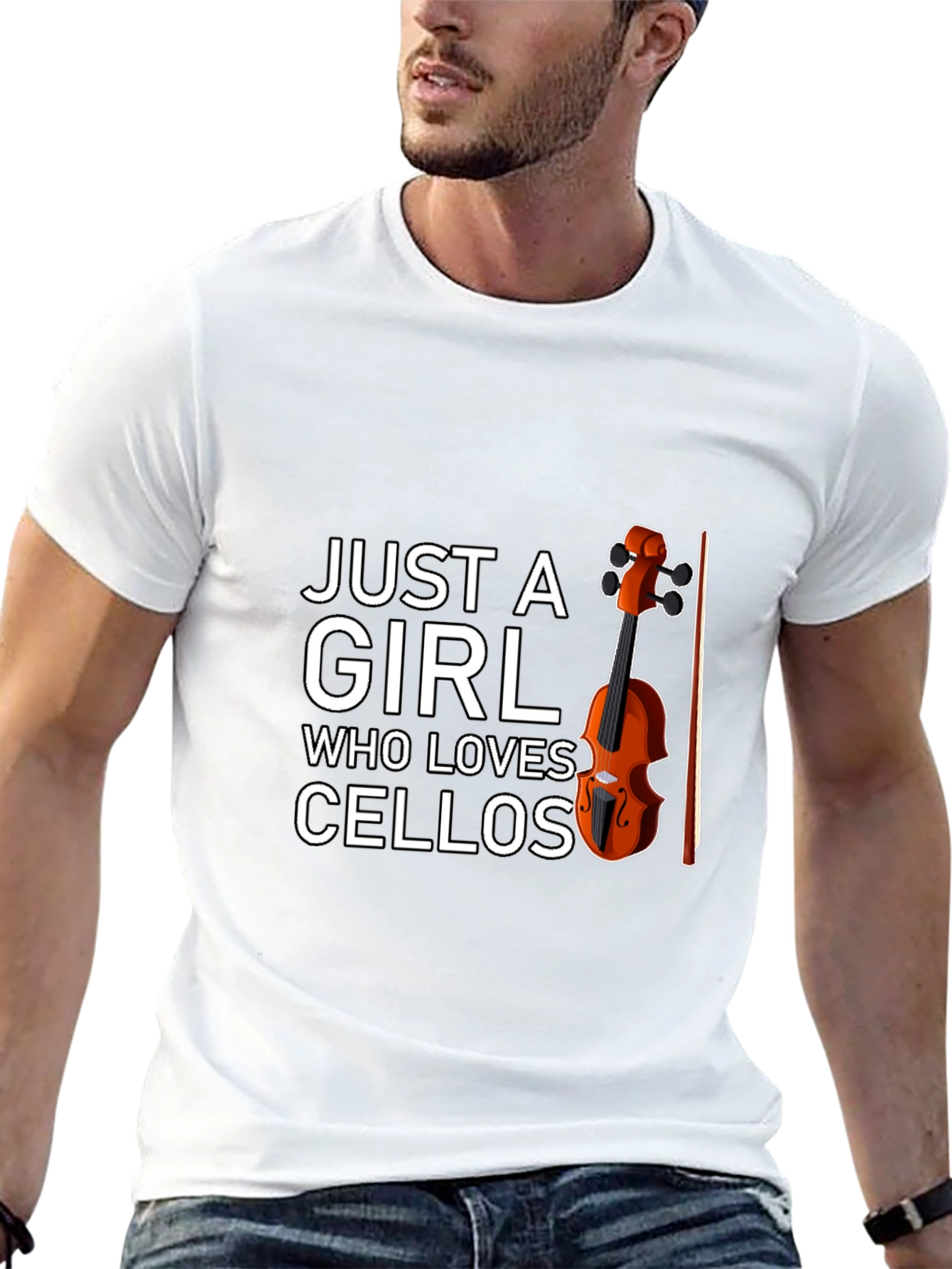 Just A Girl Who Loves Cellos - Unisex T-Shirt