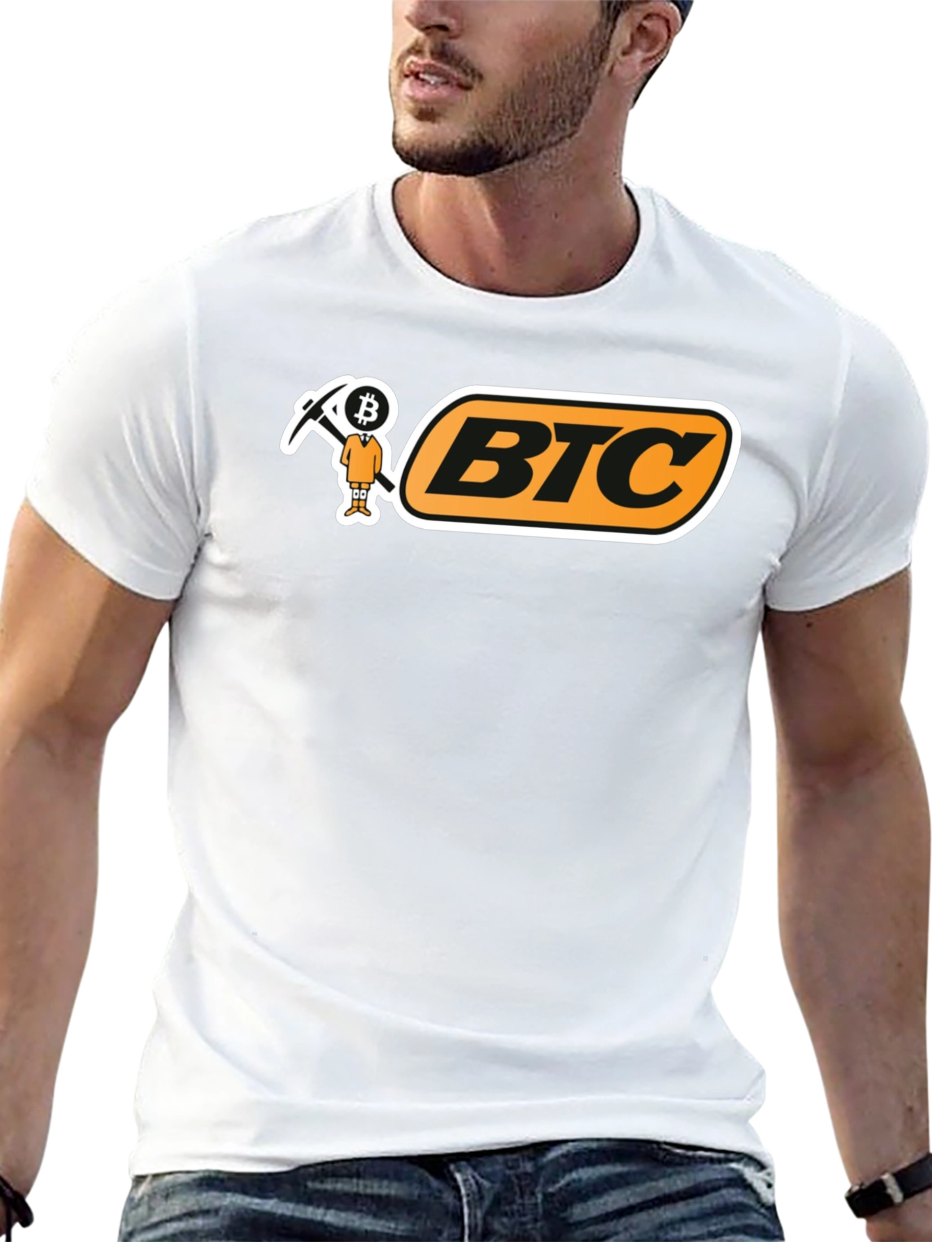 BTC Bitcoin Miner T-Shirt - Black Crypto Tee