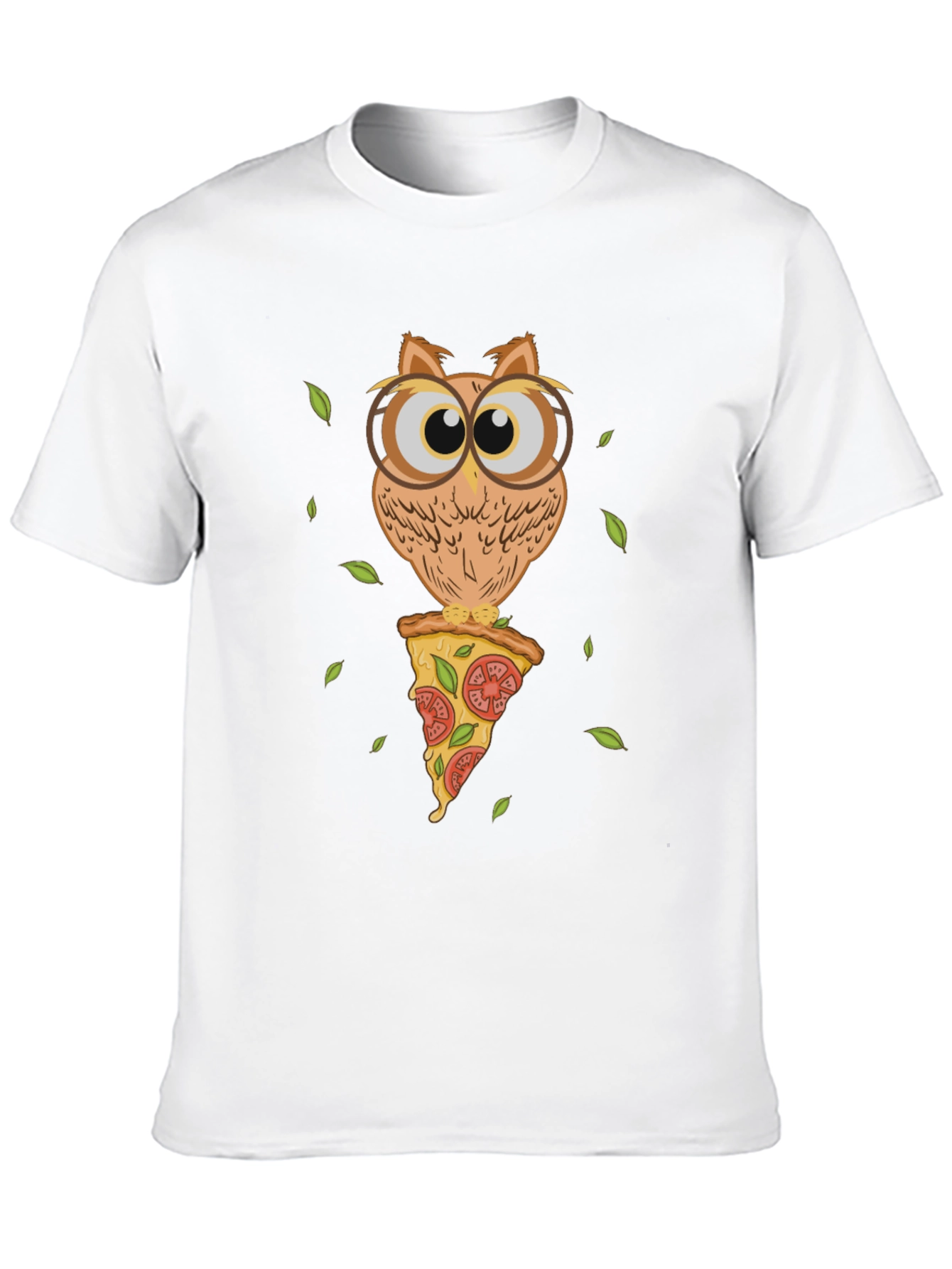 Owl Pizza Slice T-Shirt - Unique Graphic Tee