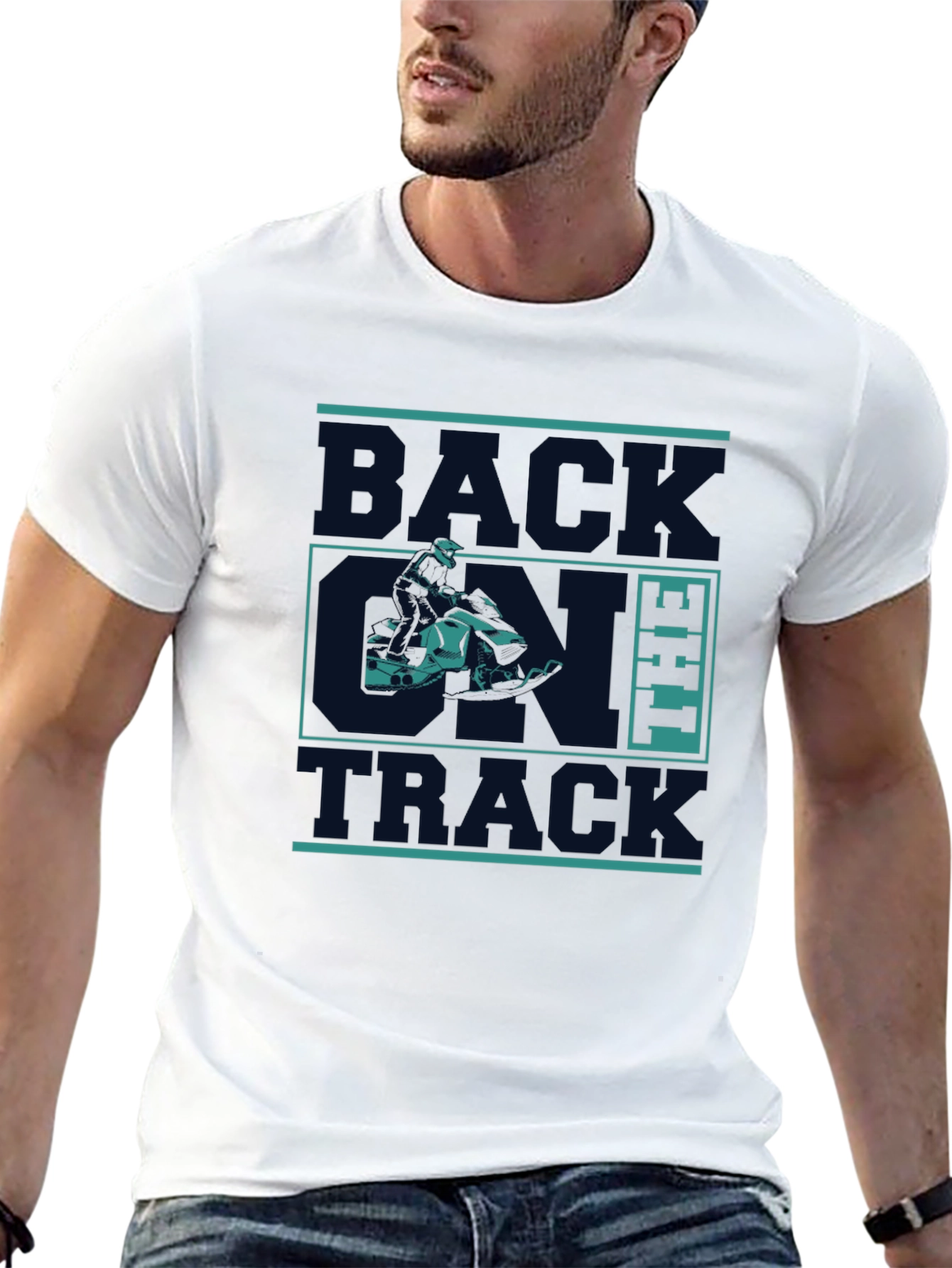 Back On The Track Graphic T-Shirt