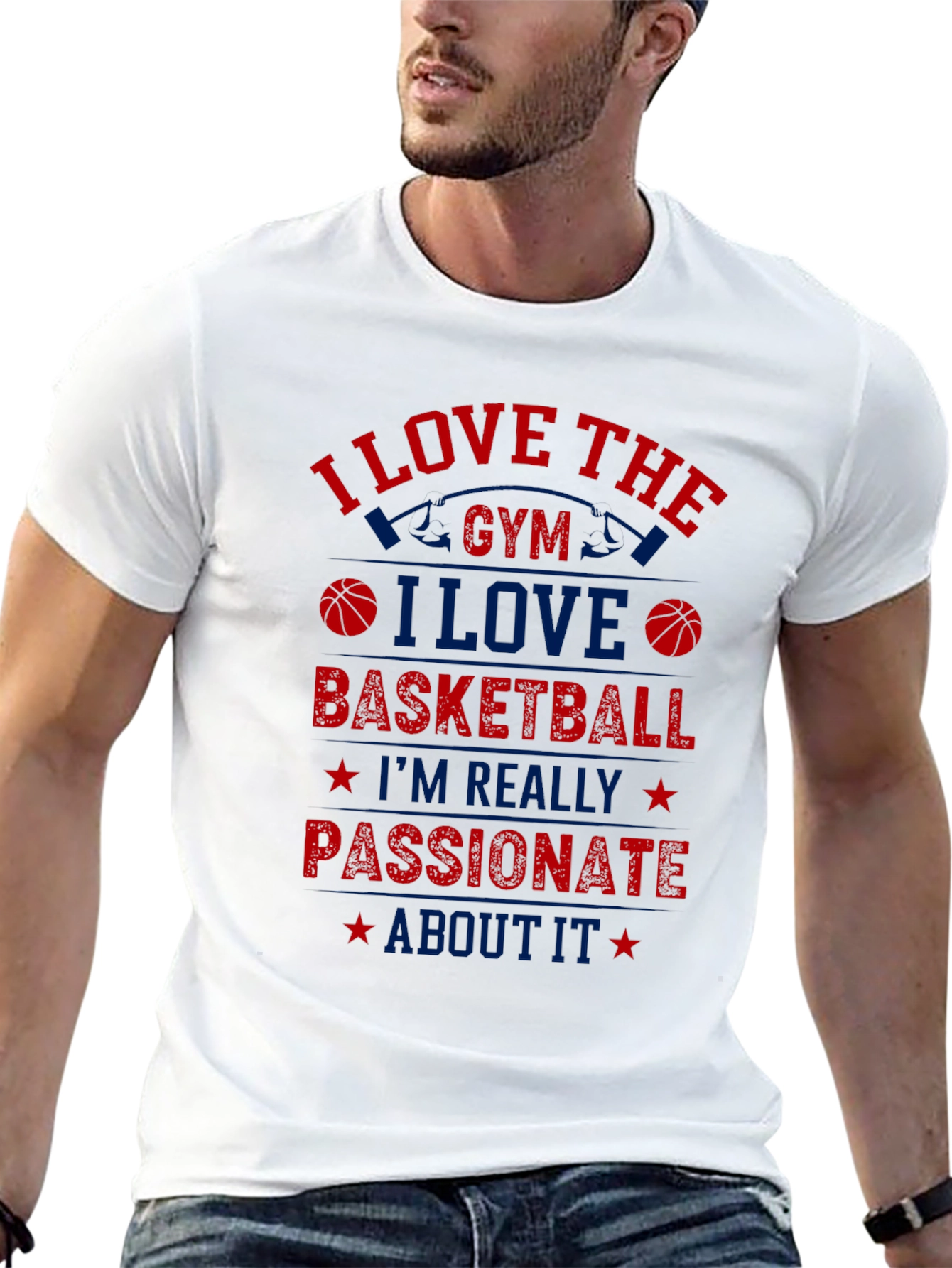 Gym & Basketball Lover Graphic Tee