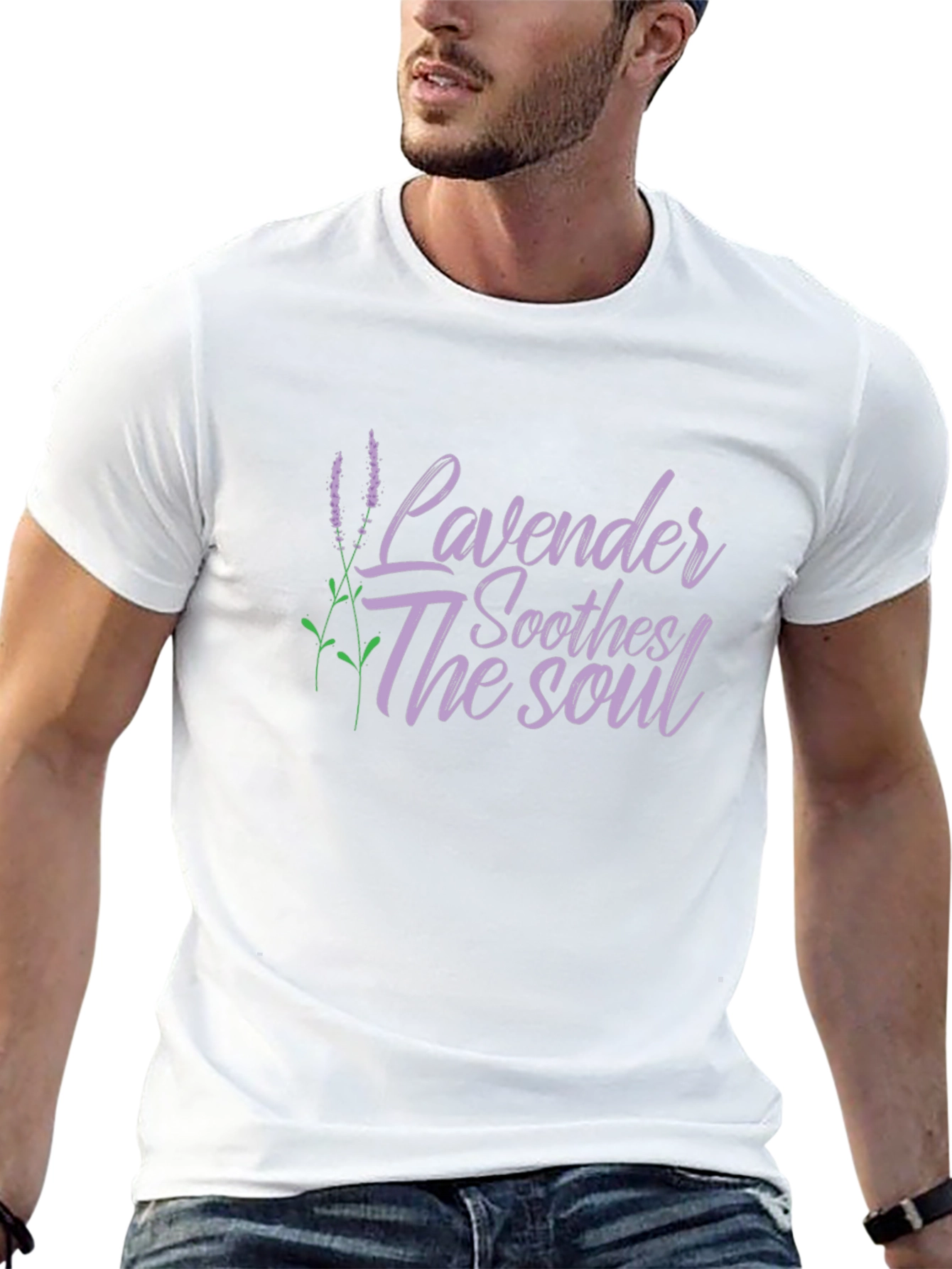 Lavender Soothes The Soul Graphic Tee