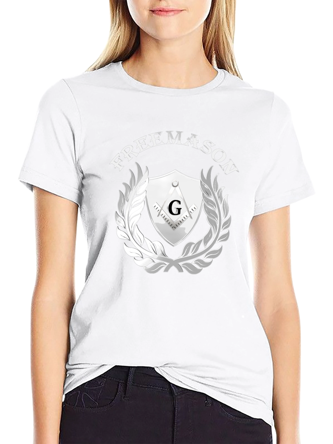 Freemason Graphic Tee - Black Masonic Symbol T-Shirt