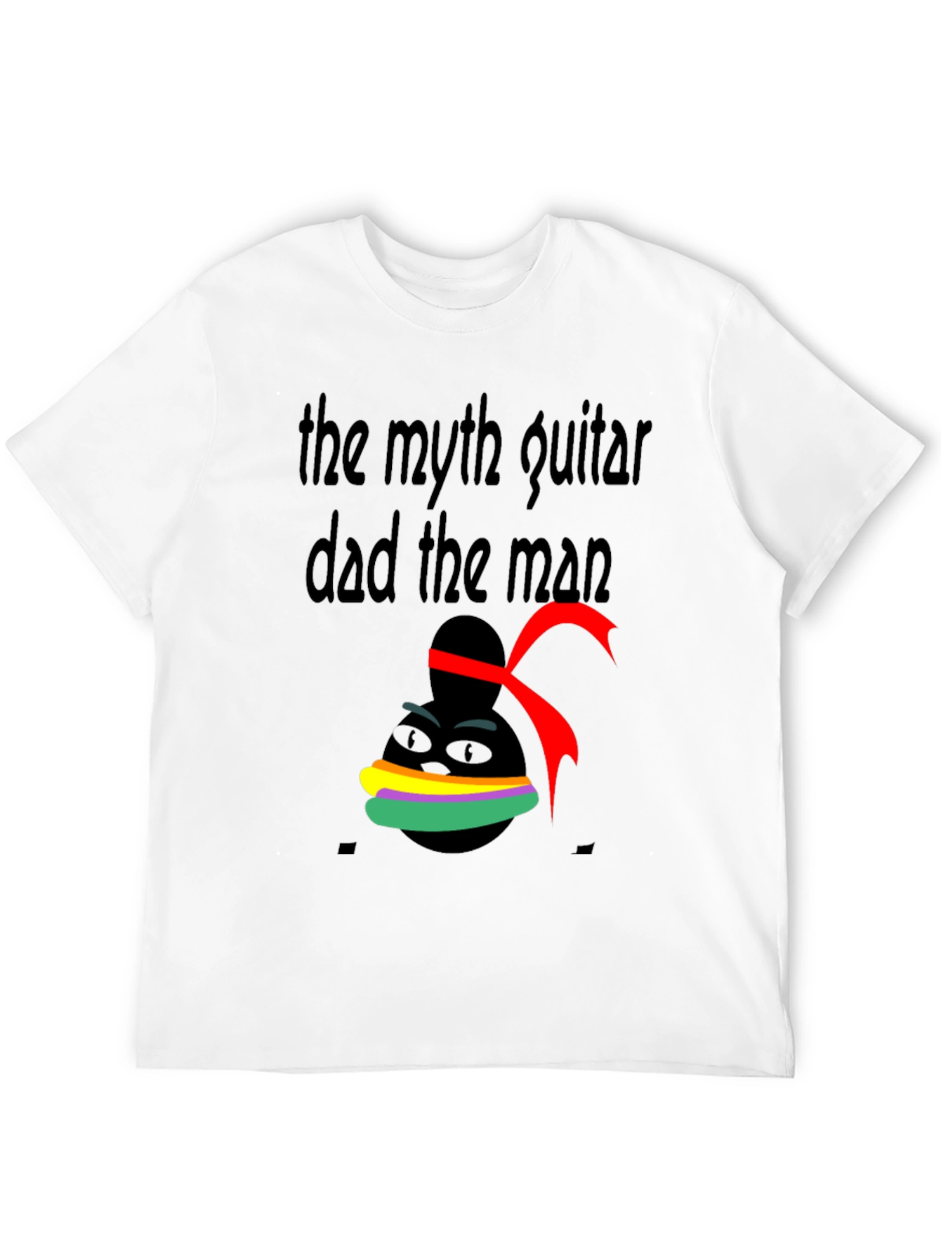 Myth Guitar Dad Man Graphic Tee