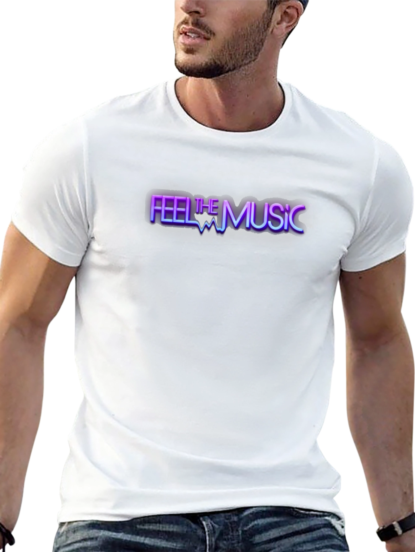 Feel The Music Graphic T-Shirt
