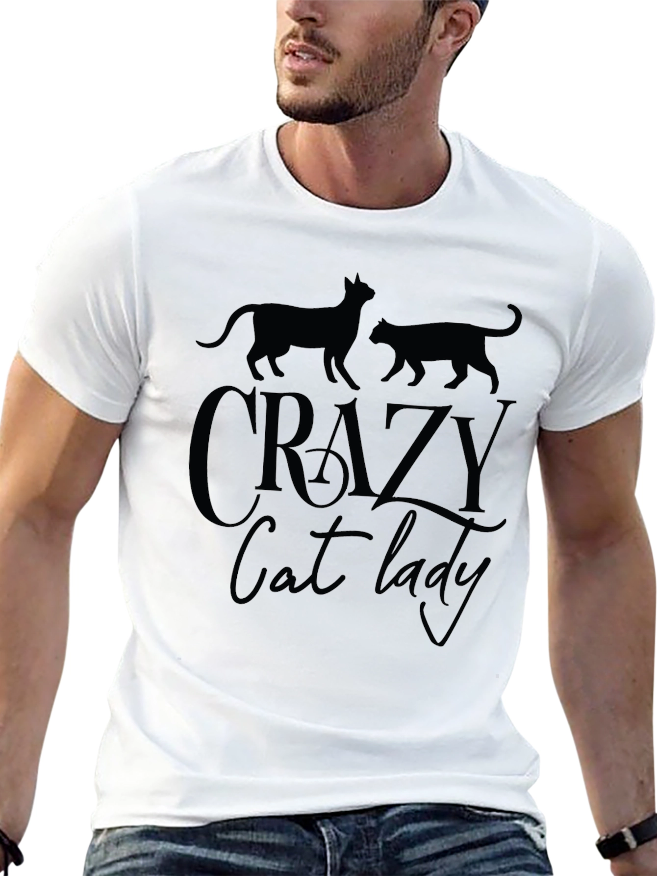 Crazy Cat Lady T-Shirt - Soft Cotton Tee