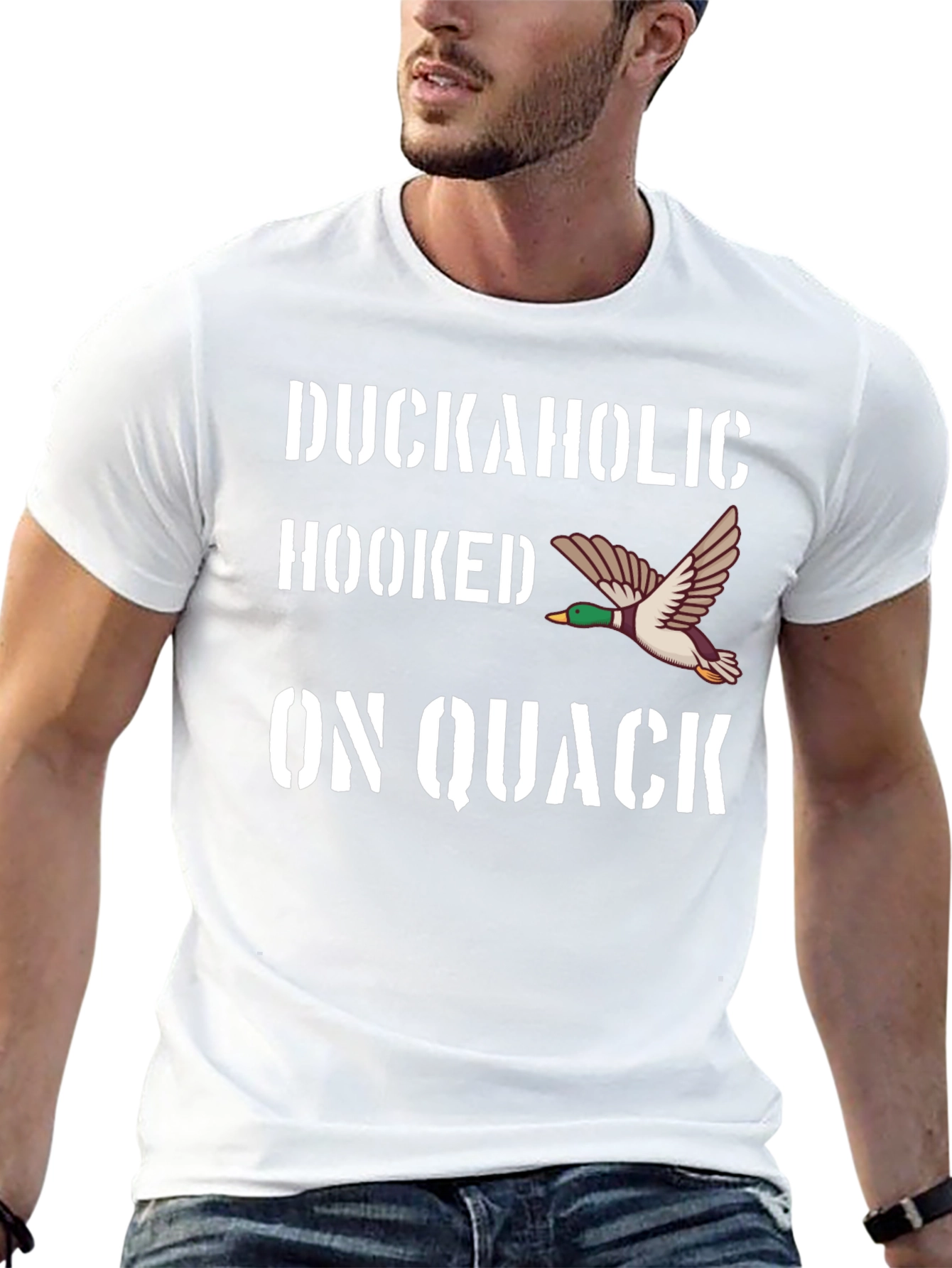 Duckaholic Hooked on Quack Graphic Tee