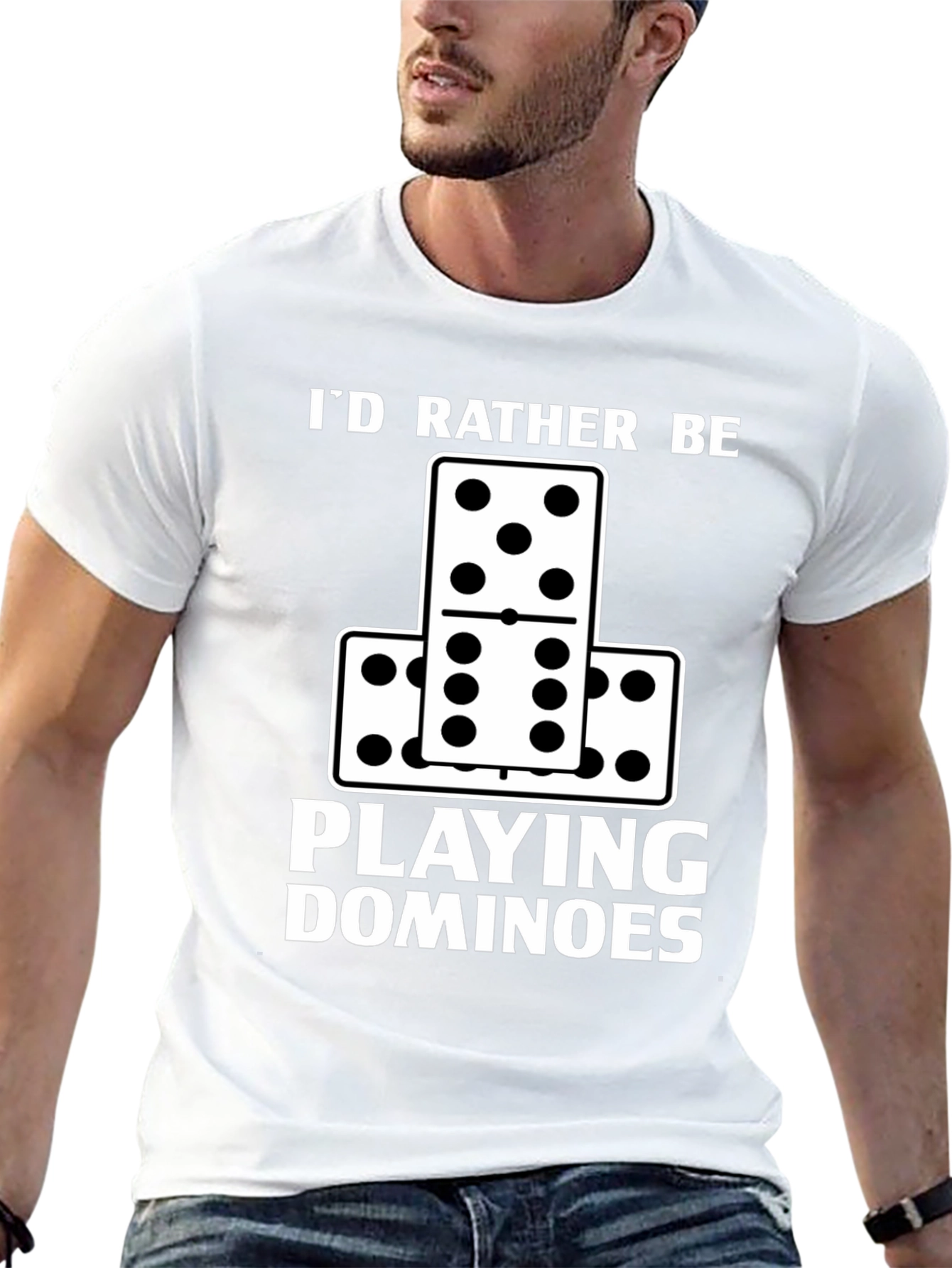 Id Rather Be Playing Dominoes T-Shirt