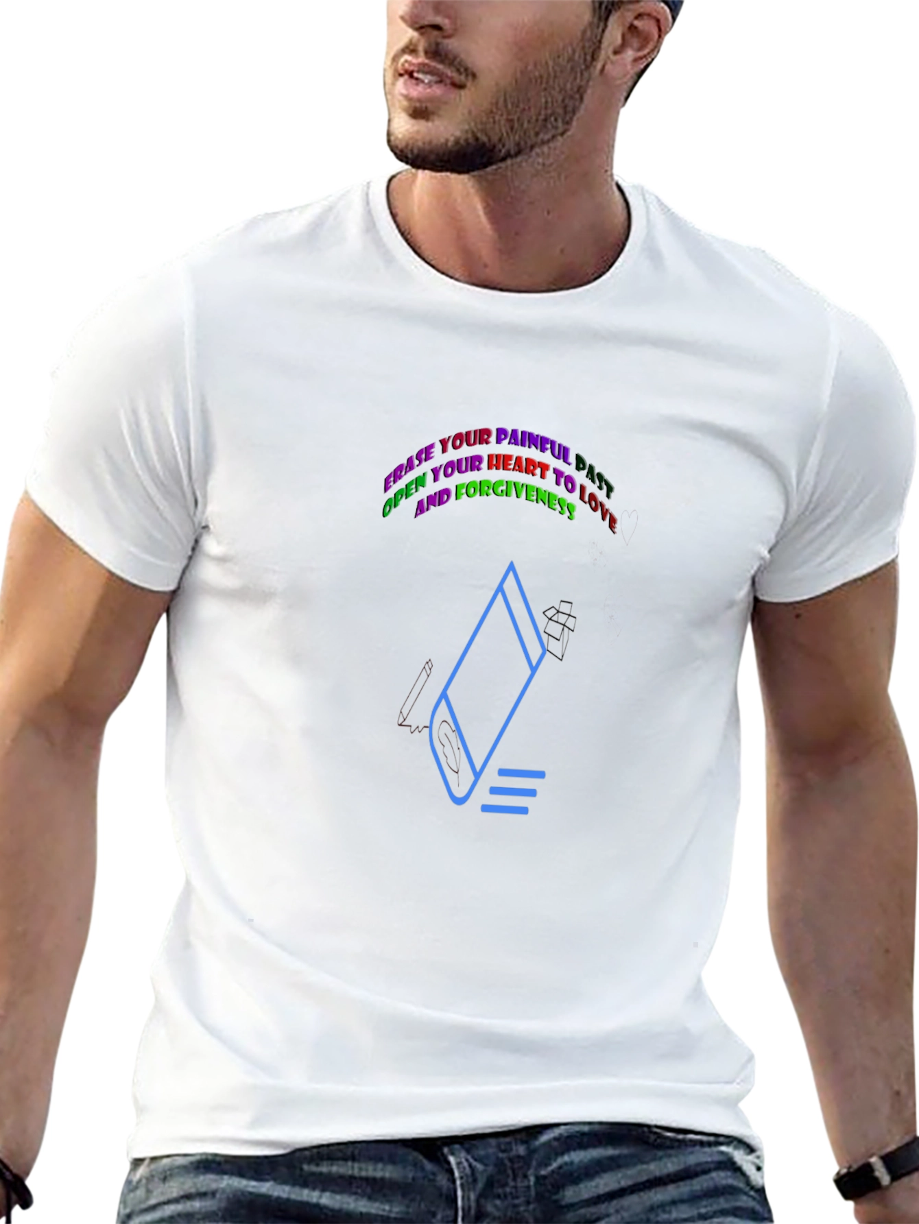 Motivational Erase Pain Graphic Tee