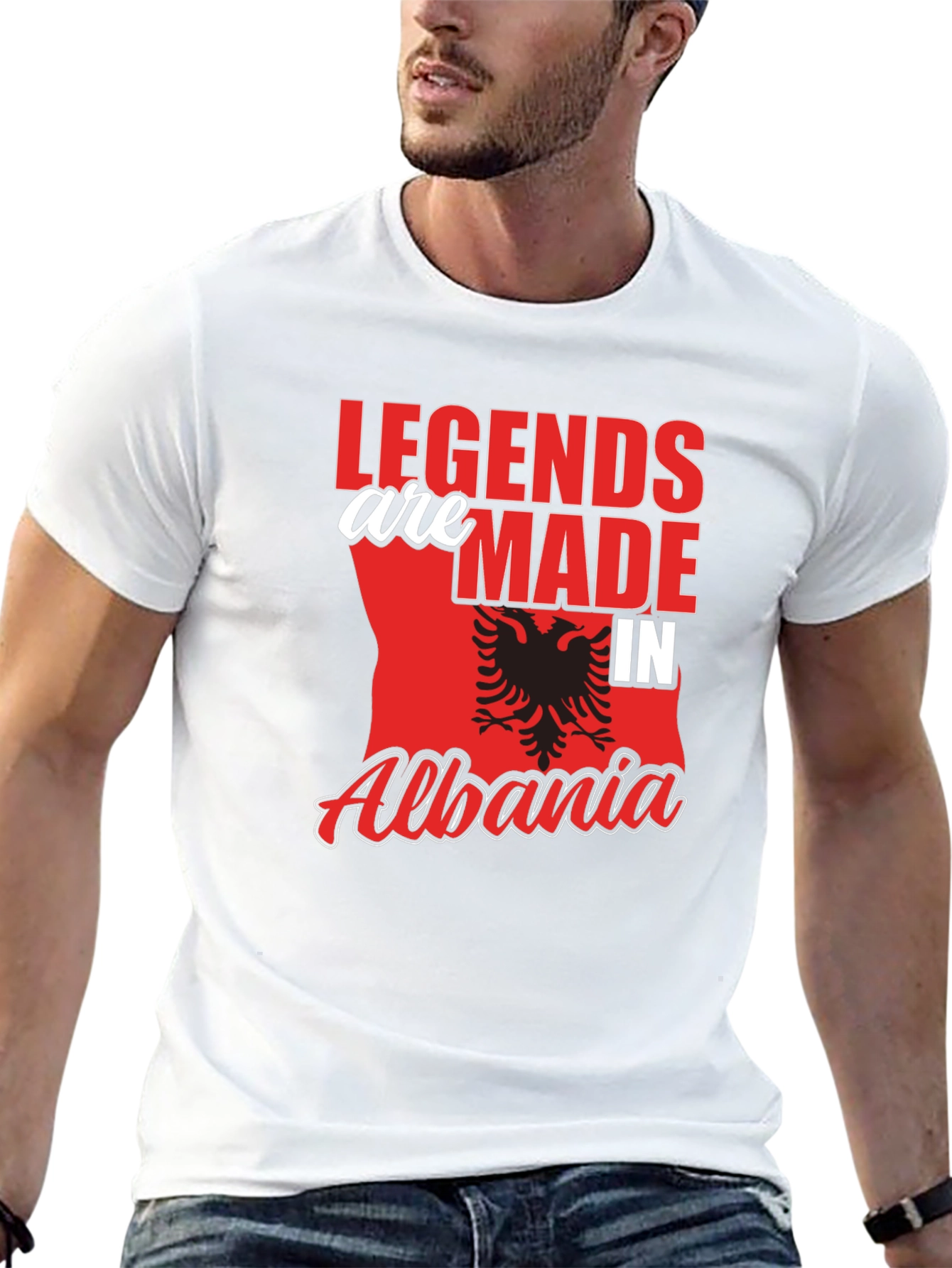 Legends Made in Albania T-Shirt