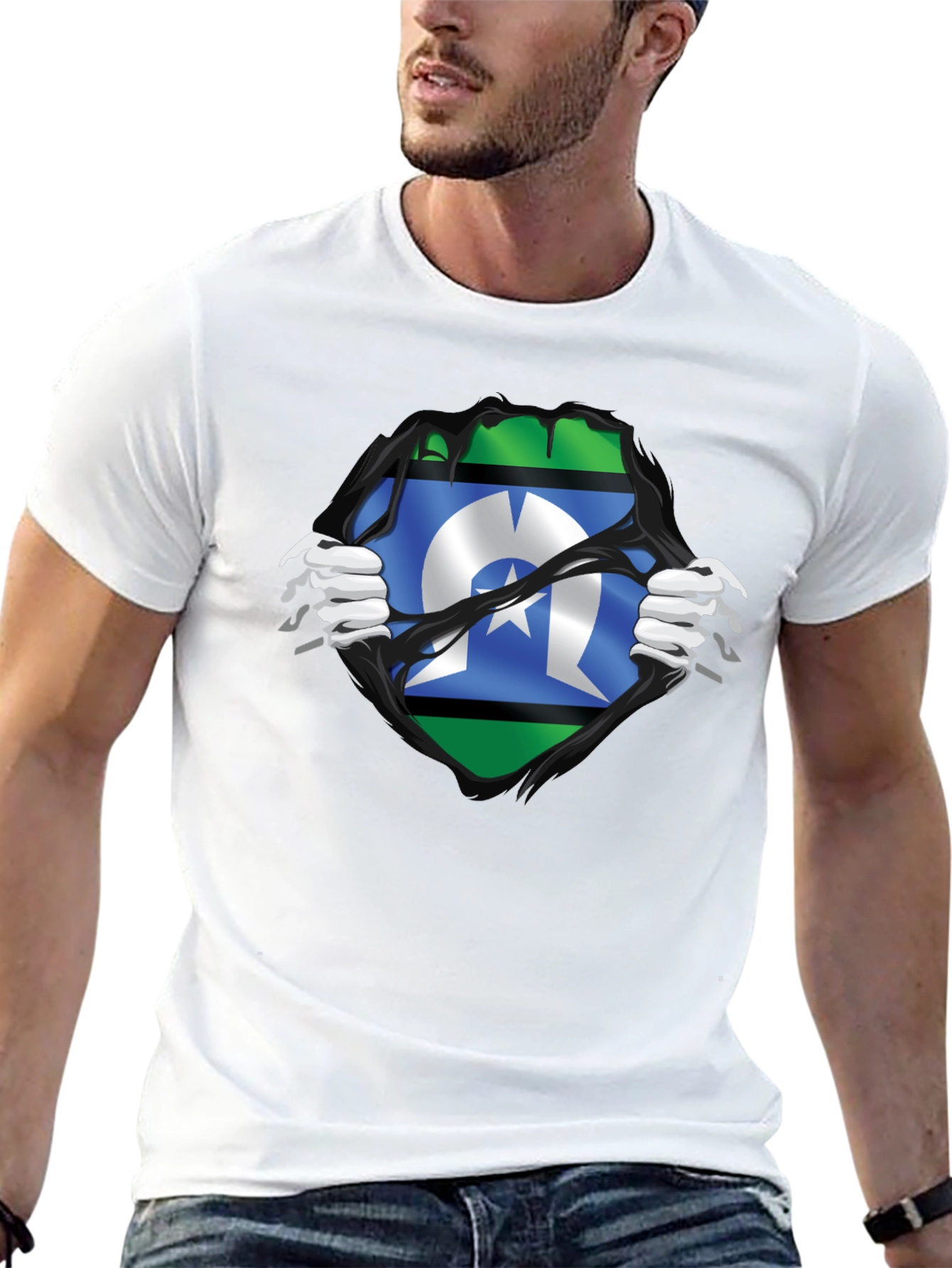 Oklahoma City Flag Graphic Novelty T-Shirt
