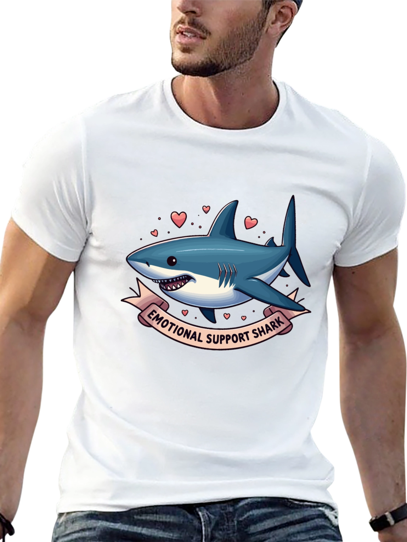 Emotional Support Shark T-Shirt