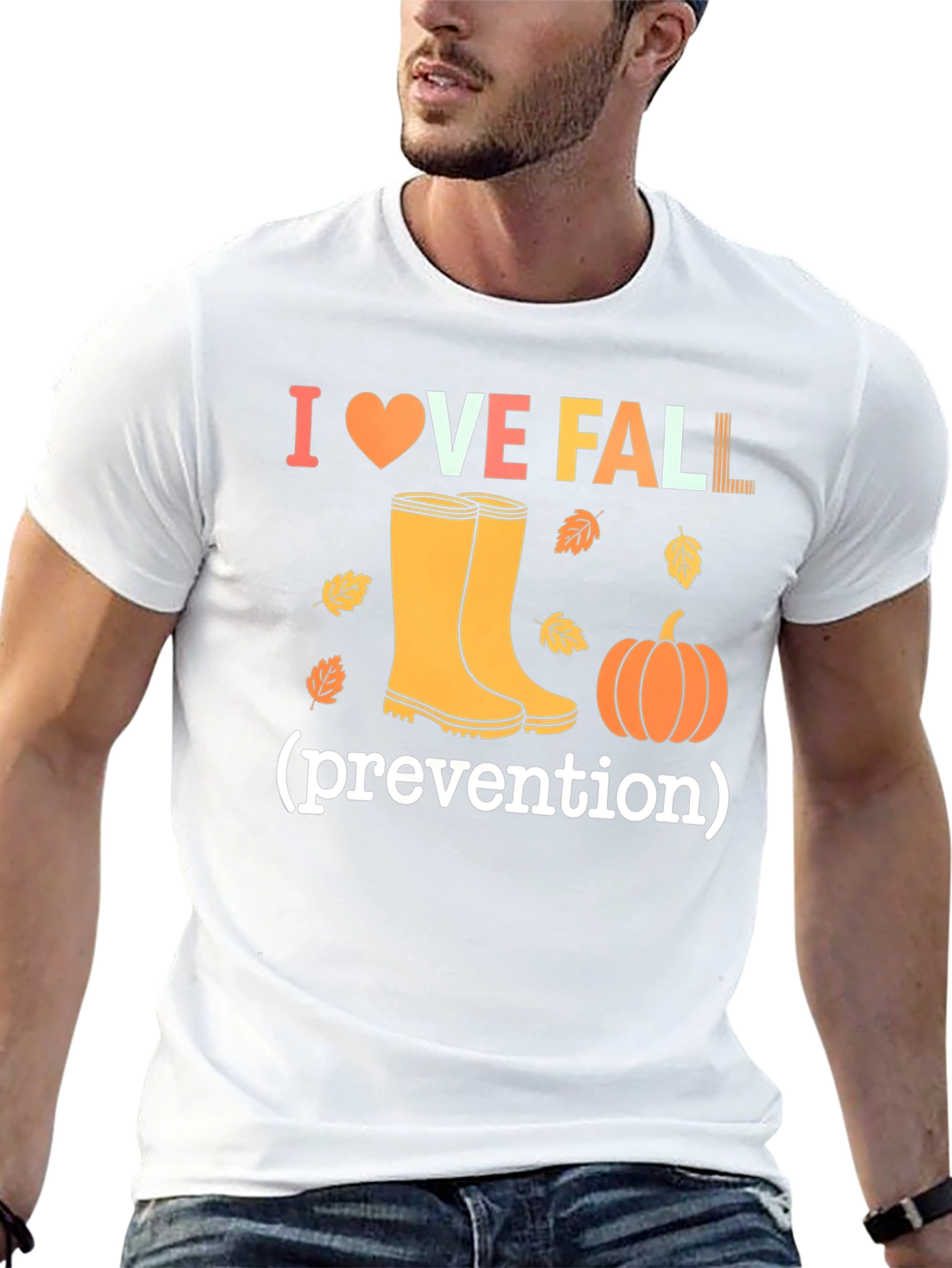 I Love Fall Prevention T-Shirt - Autumn Design