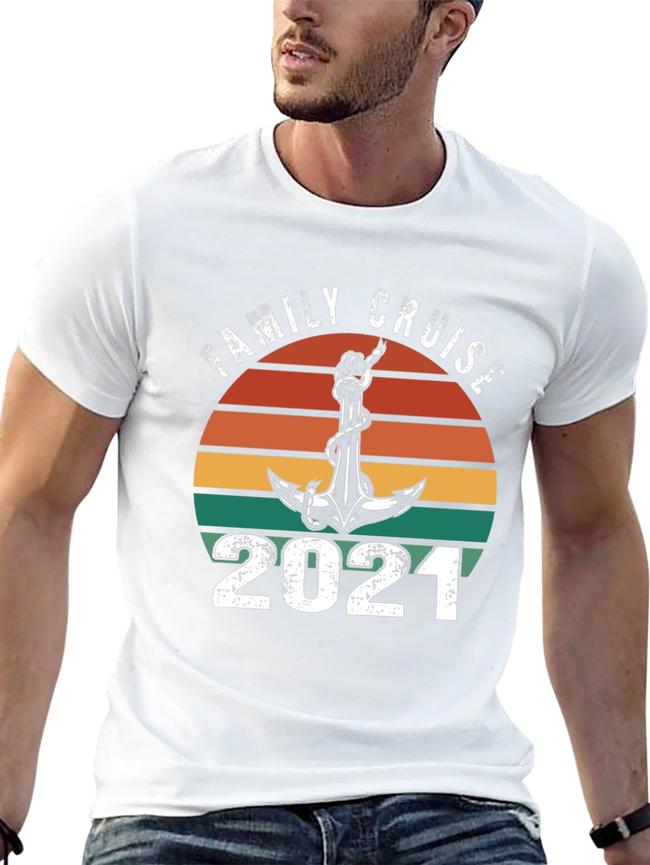Family Cruise 2021 T-Shirt Anchor Design