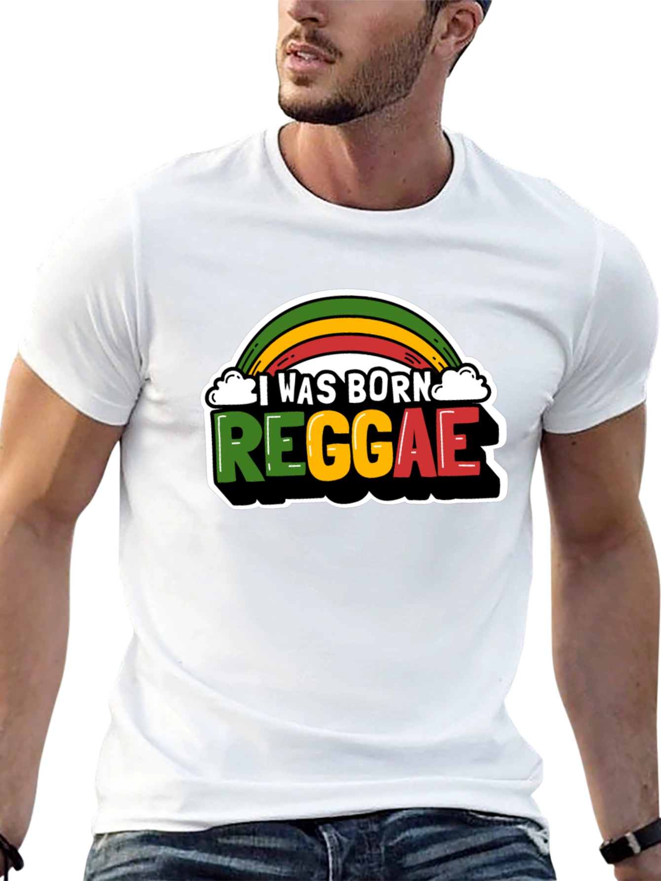 I Was Born Reggae T-Shirt - Rasta Pride